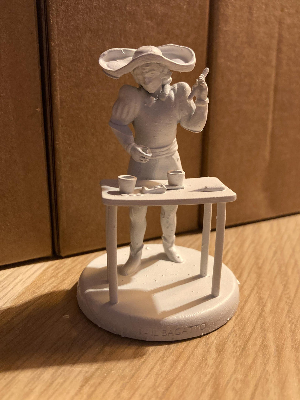 Miniatura Bagatto arcano maggiore tarocchi da dipingere (mini 3D) - Major Arcana Magician Figurine to Paint (mini 3D)