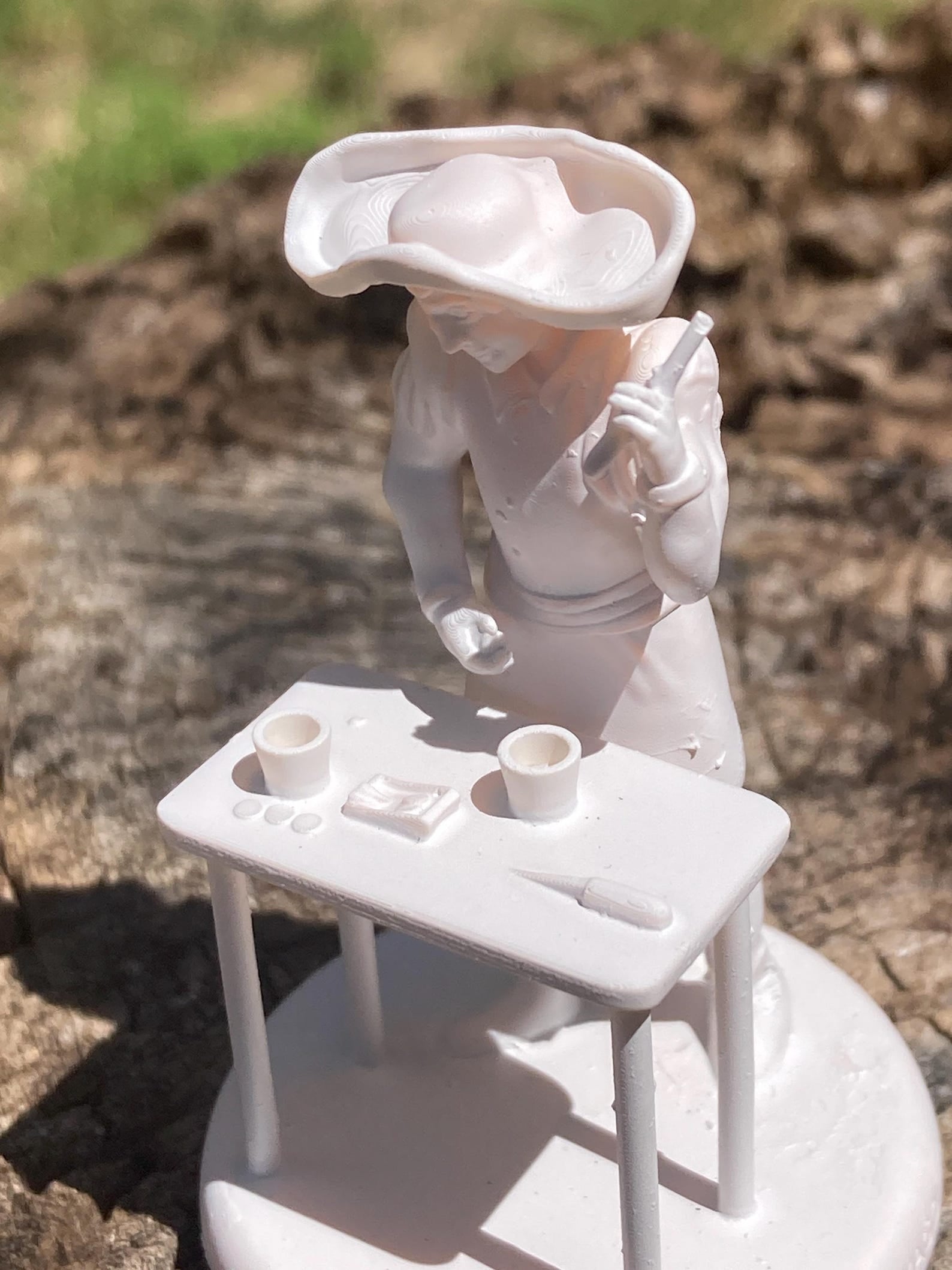 Miniatura Bagatto arcano maggiore tarocchi da dipingere (mini 3D) - Major Arcana Magician Figurine to Paint (mini 3D)