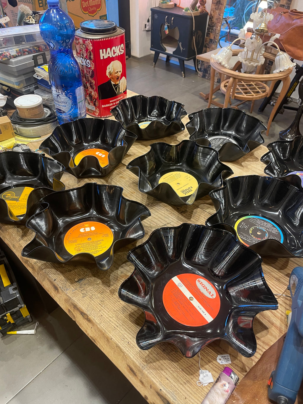 Svuotatasche con vinili 33 giri