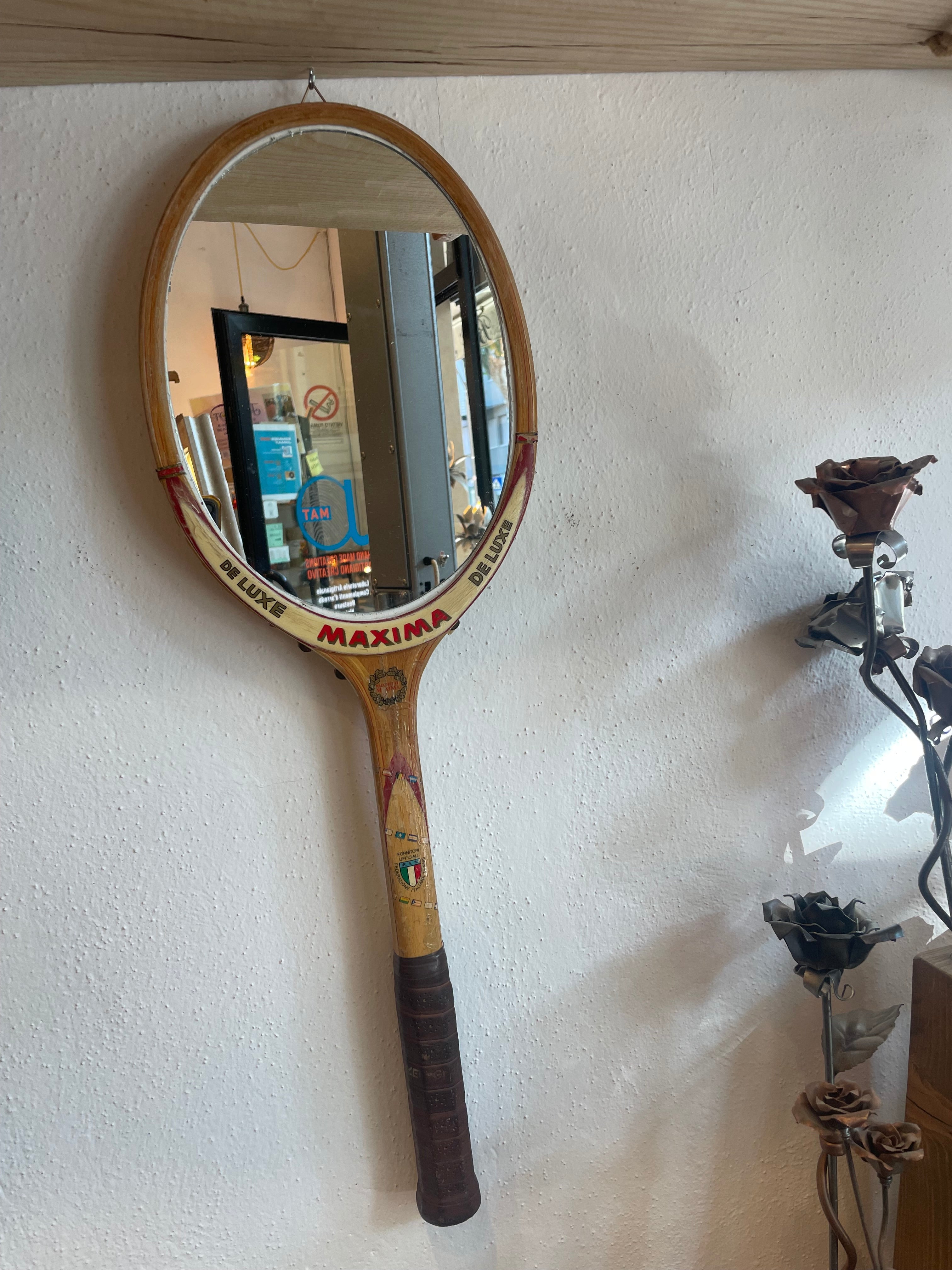 Specchio racchetta tennis Vintage Maxima De Luxe
