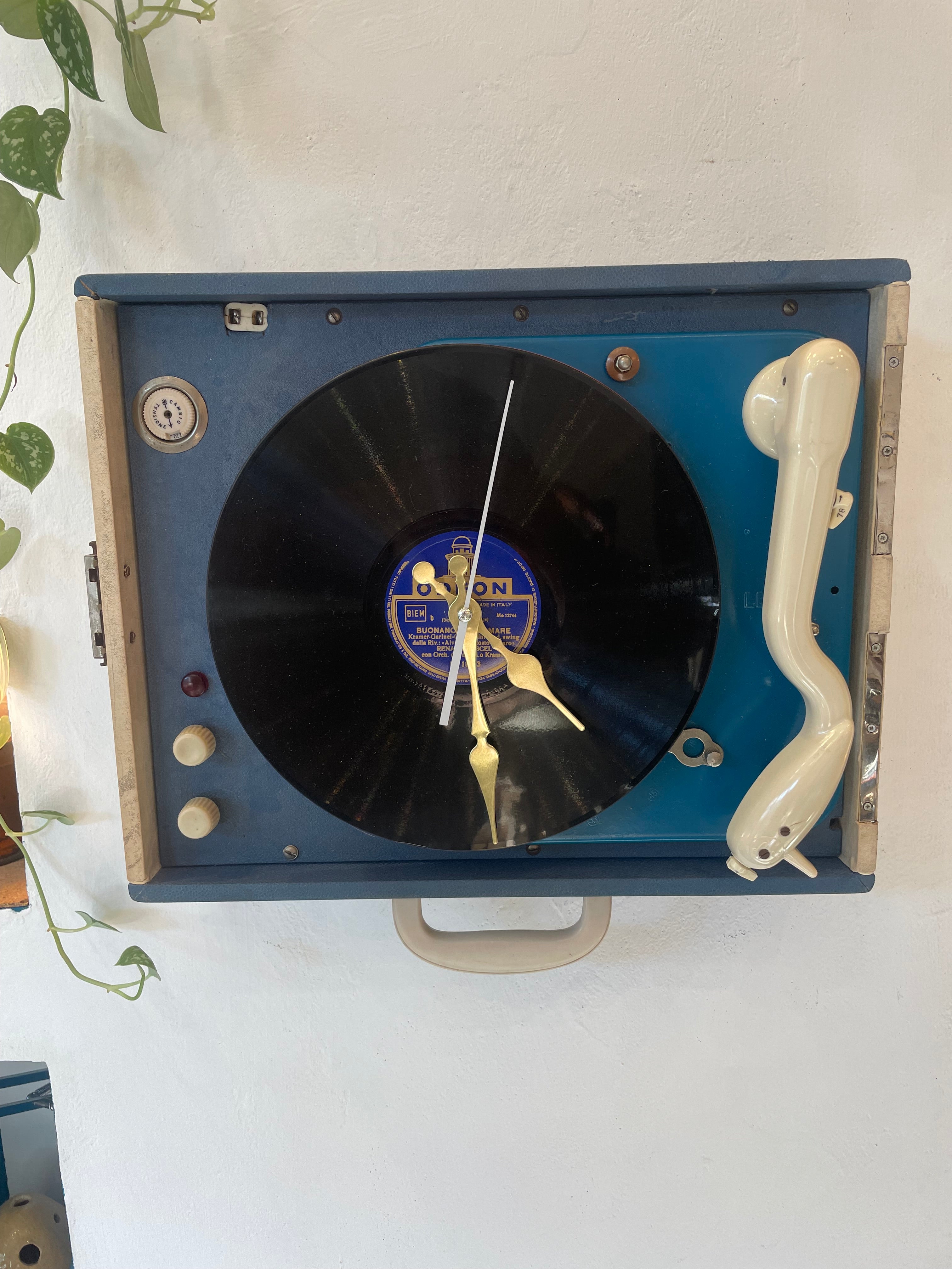 Orologio Fonovaligia Anni ‘60 Lesa 78 giri - Pezzo Unico