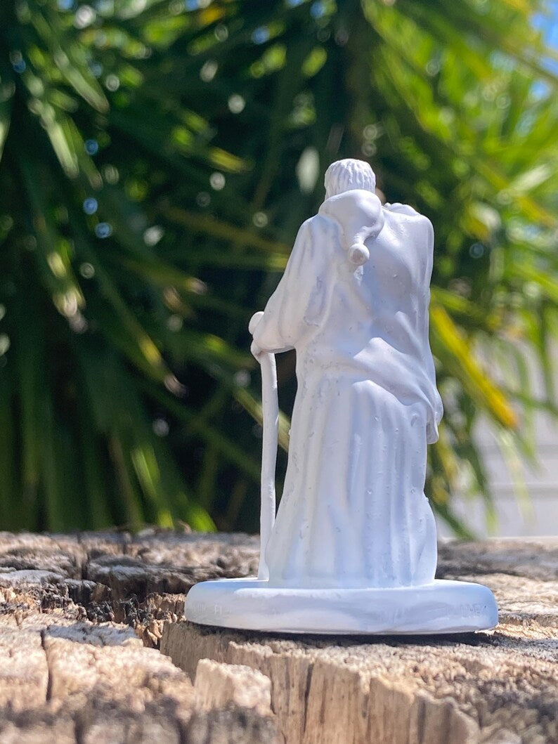 Miniatura Eremita arcano maggiore tarocchi da dipingere (mini 3D) - Major Arcana The Hermit Figurine to Paint
