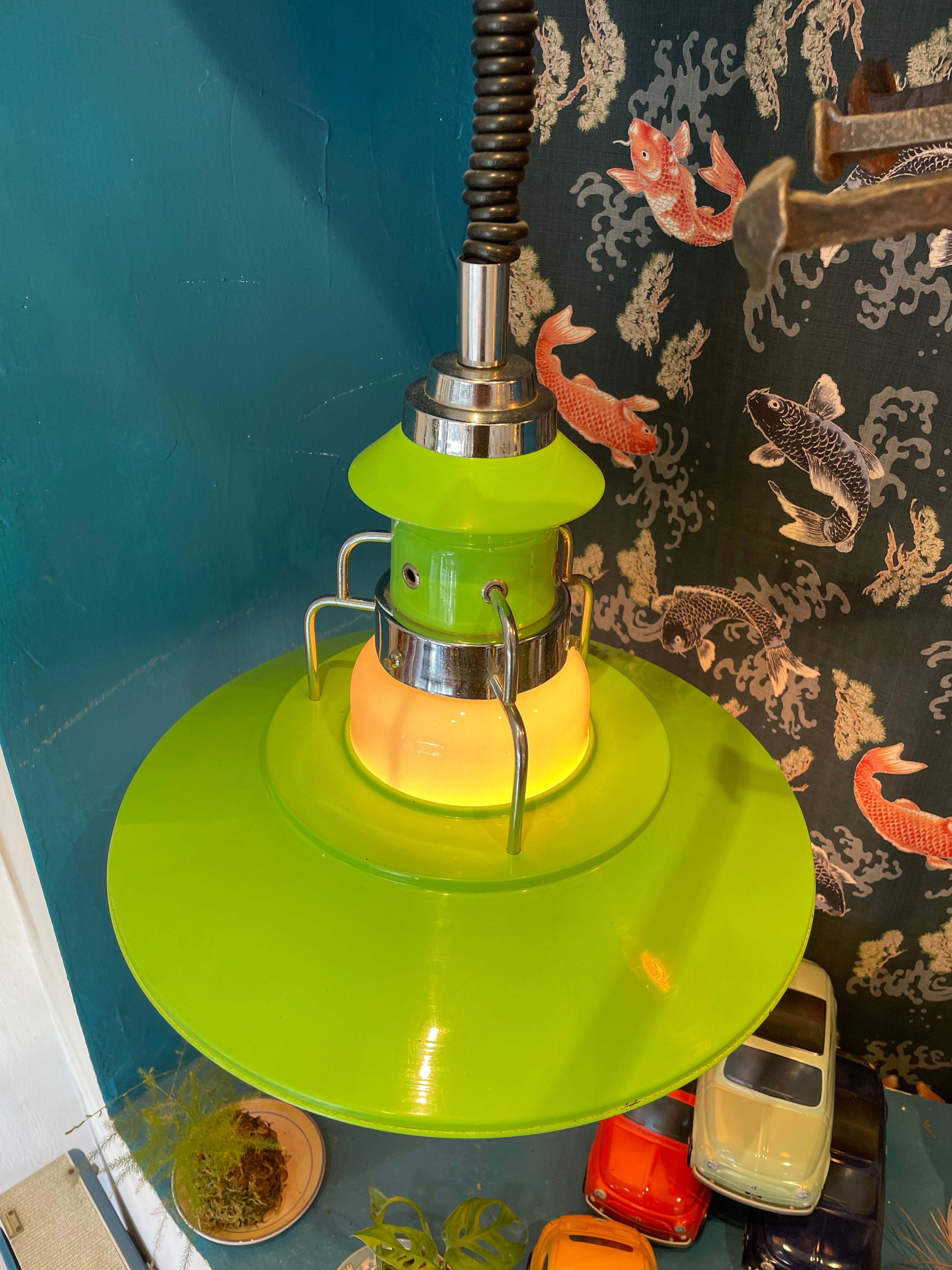 1970s Up and Down Pendant Lamp