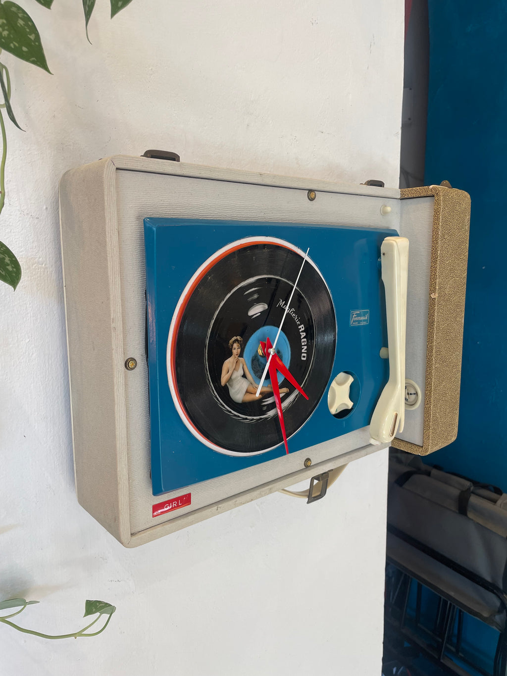 Orologio Fonovaligia Anni ‘60 Fonmusik Girl - Pezzo Unico