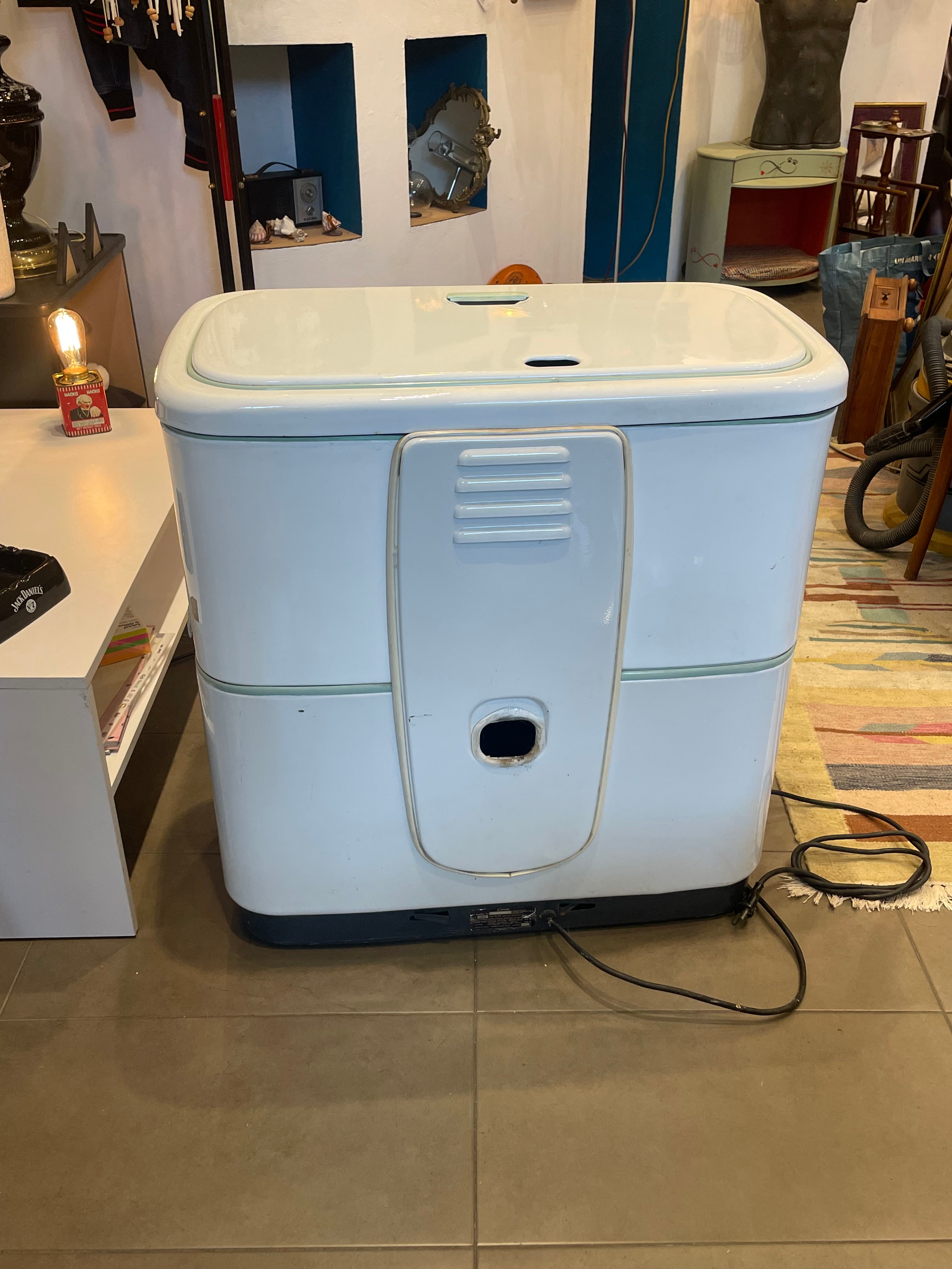 Lavatrice vintage Candy Bi-Matic lavabiancheria 1957