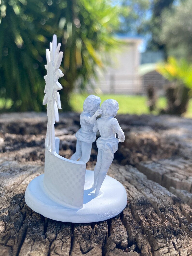 Miniatura Il Sole arcano maggiore tarocchi da dipingere (mini 3D) - Major Arcana Sun Figurine to Paint - 3D
