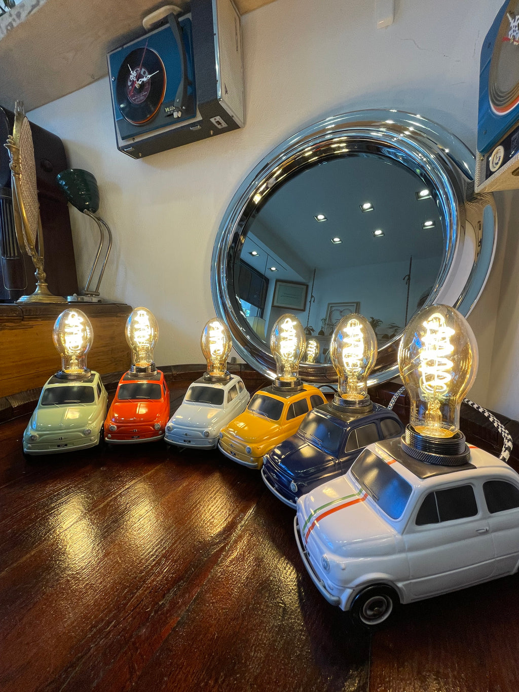 Lampada touch Fiat 500