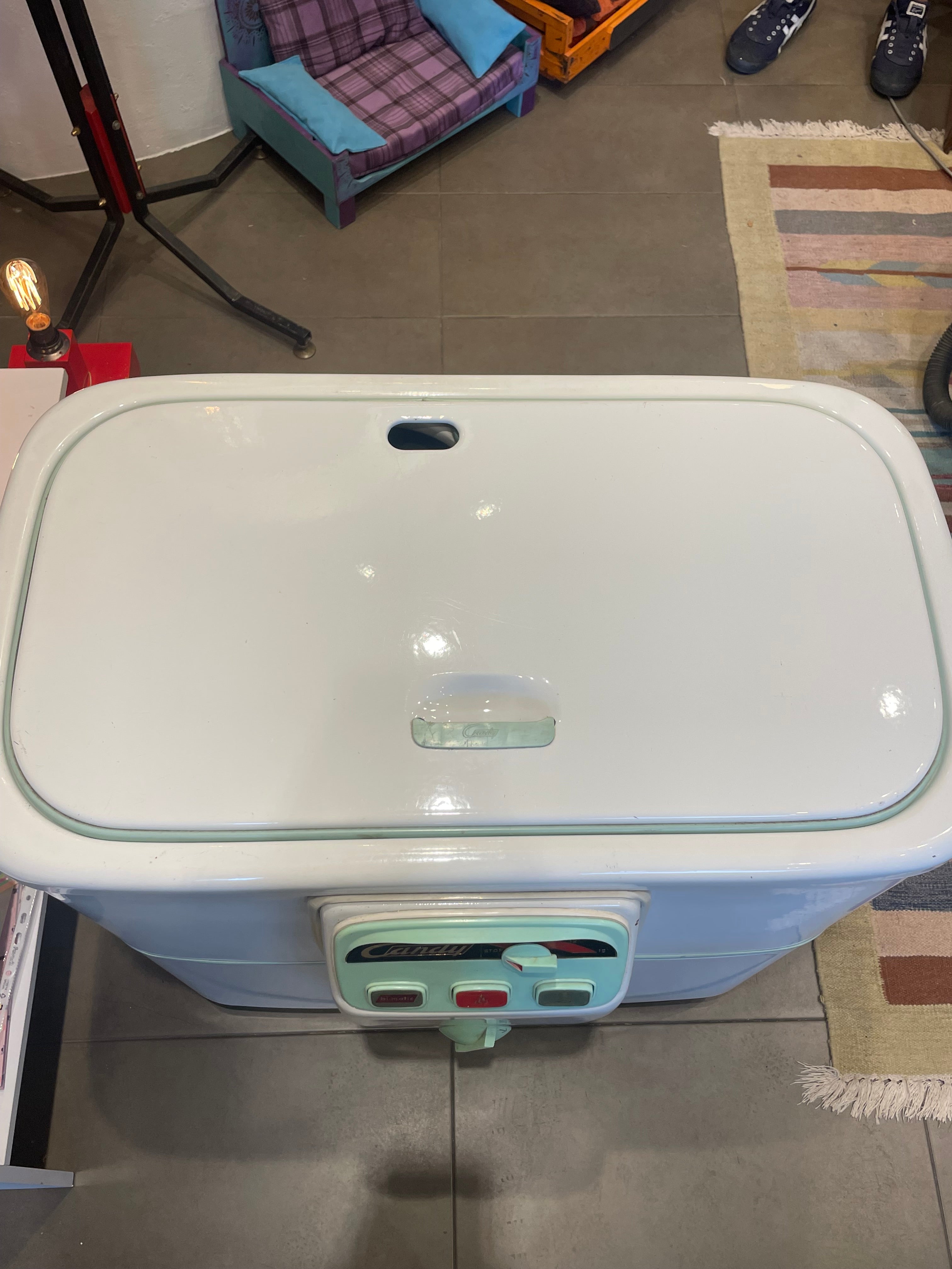 Lavatrice vintage Candy Bi-Matic lavabiancheria 1957