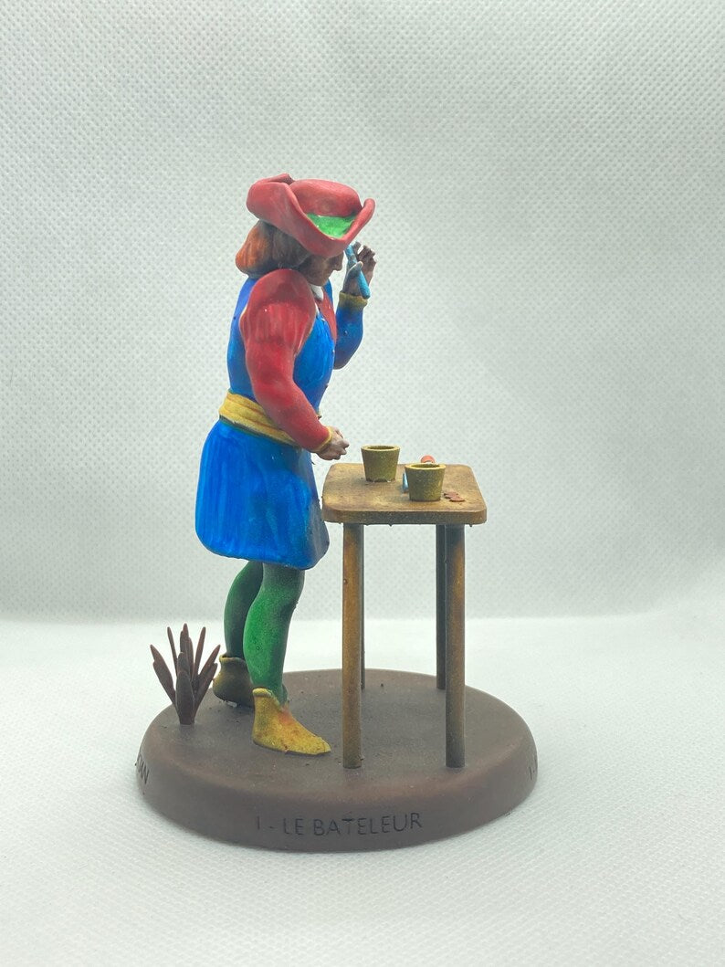 Statuina Bagatto Mago arcano maggiore I tarocchi dipinta a mano - Major Arcana I Tarot Magician Figurine Hand Painted