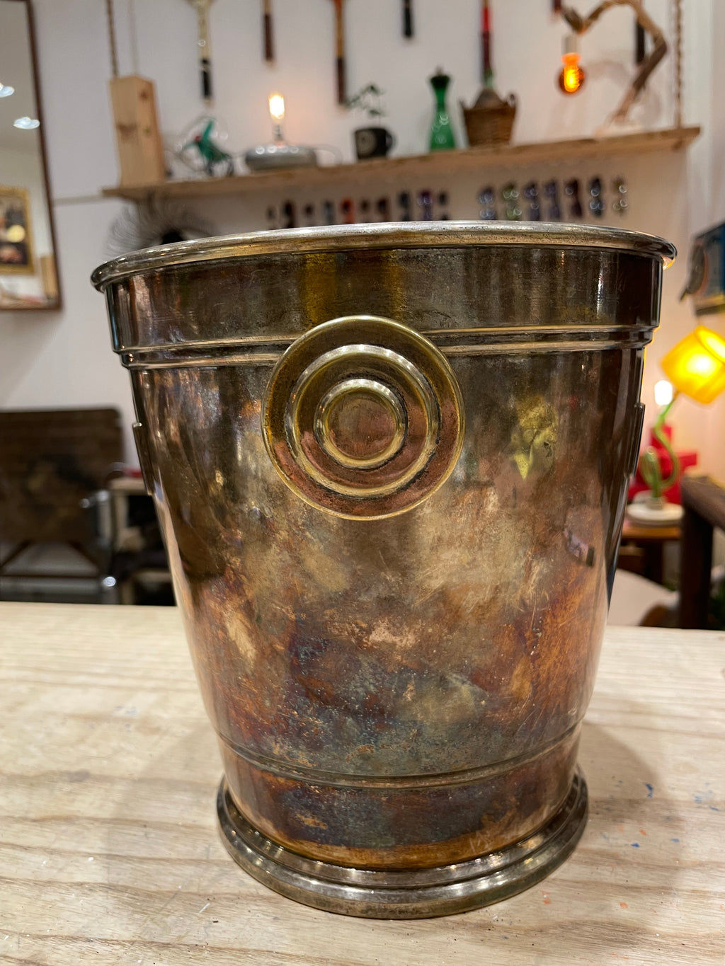 Piper 1950s Silver Plated Ice Bucket Made in Italy