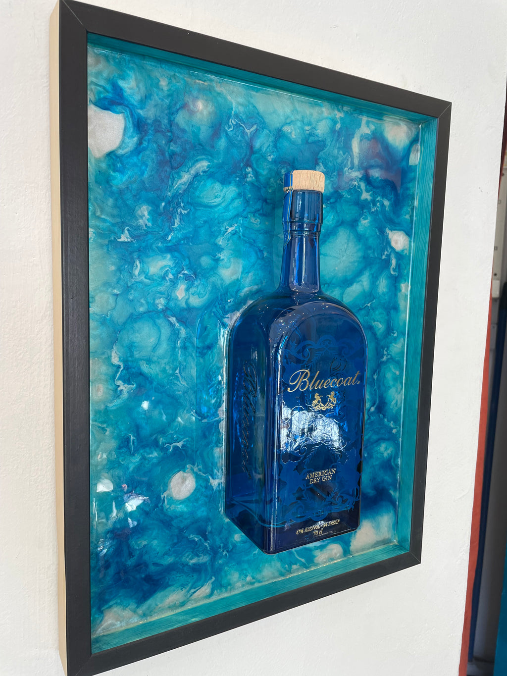Quadro Moderno Bottiglia Bluecoat Gin