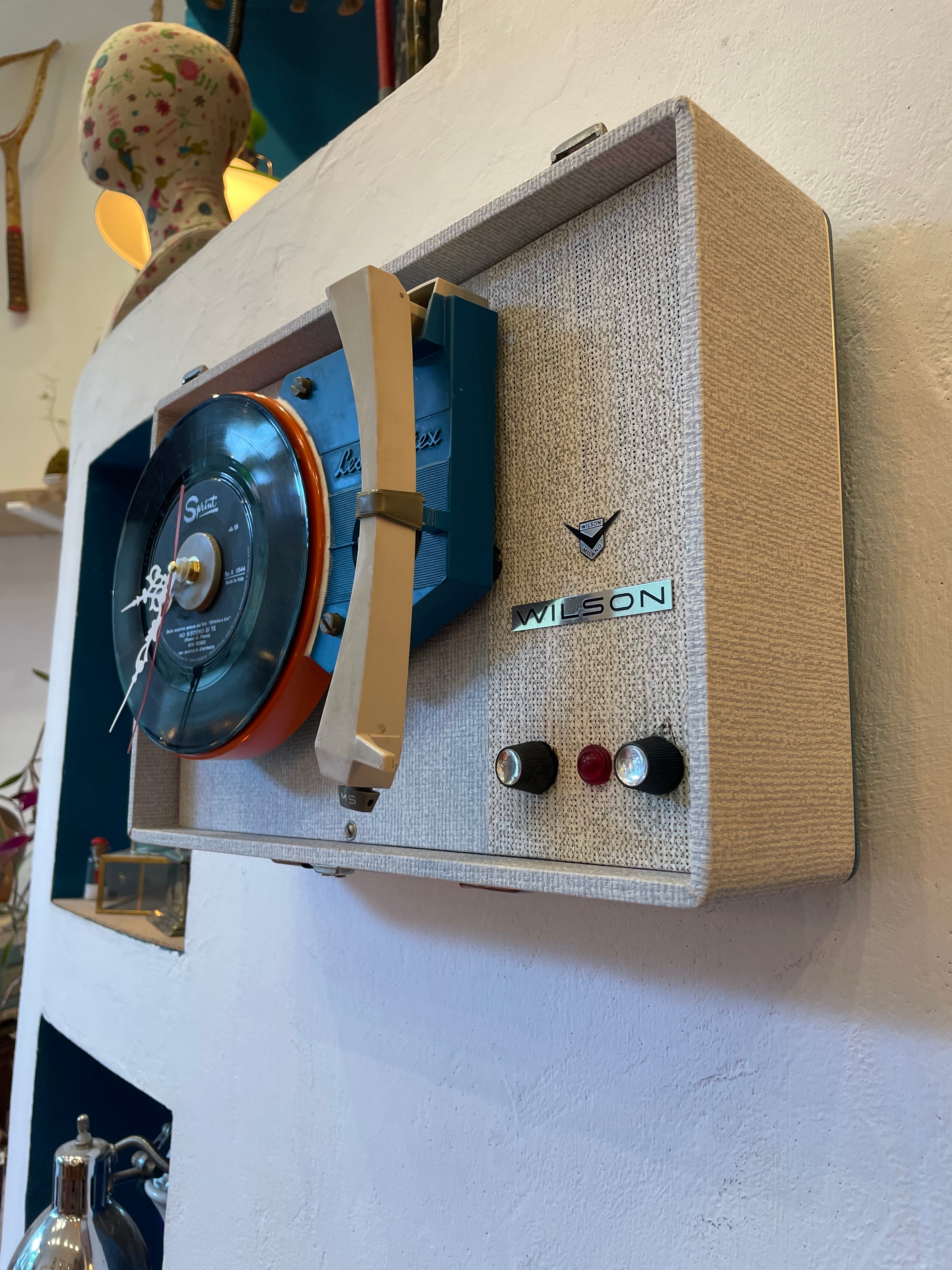 Orologio Fonovaligia Anni ‘60 Wilson Lesa Gutex - Pezzo Unico