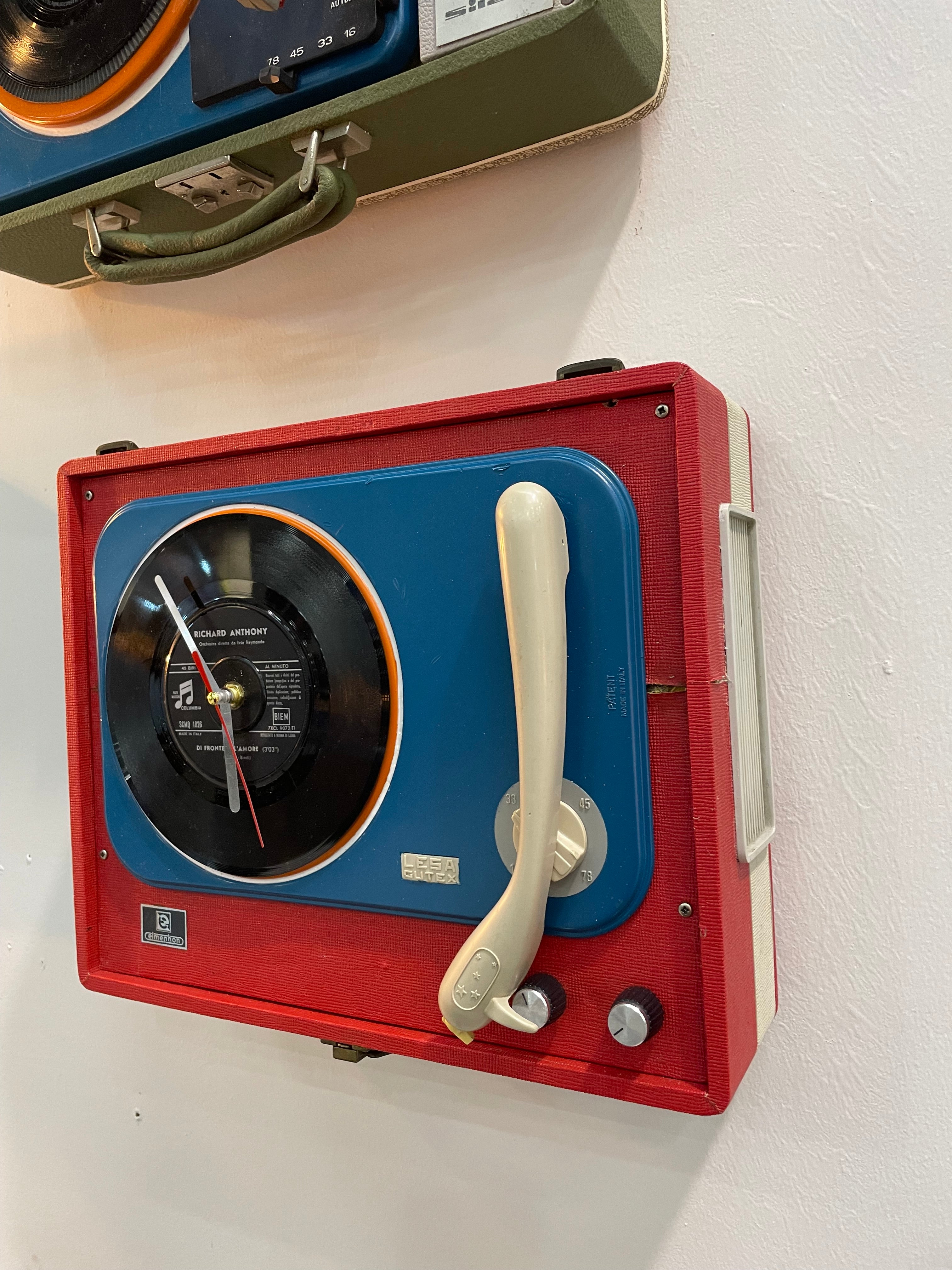 Orologio Fonovaligia Anni ‘60 Lesa Gutex - Pezzo Unico