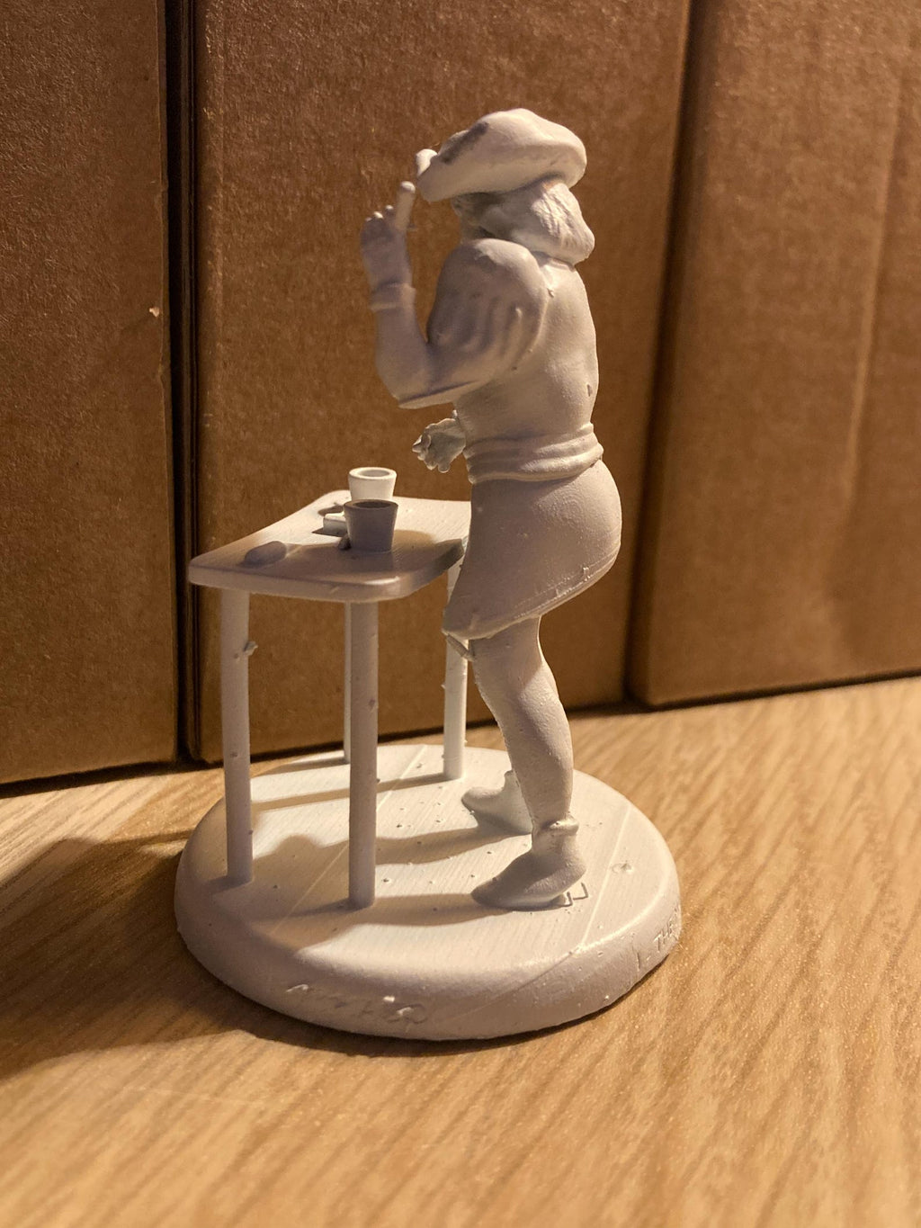Miniatura Bagatto arcano maggiore tarocchi da dipingere (mini 3D) - Major Arcana Magician Figurine to Paint (mini 3D)