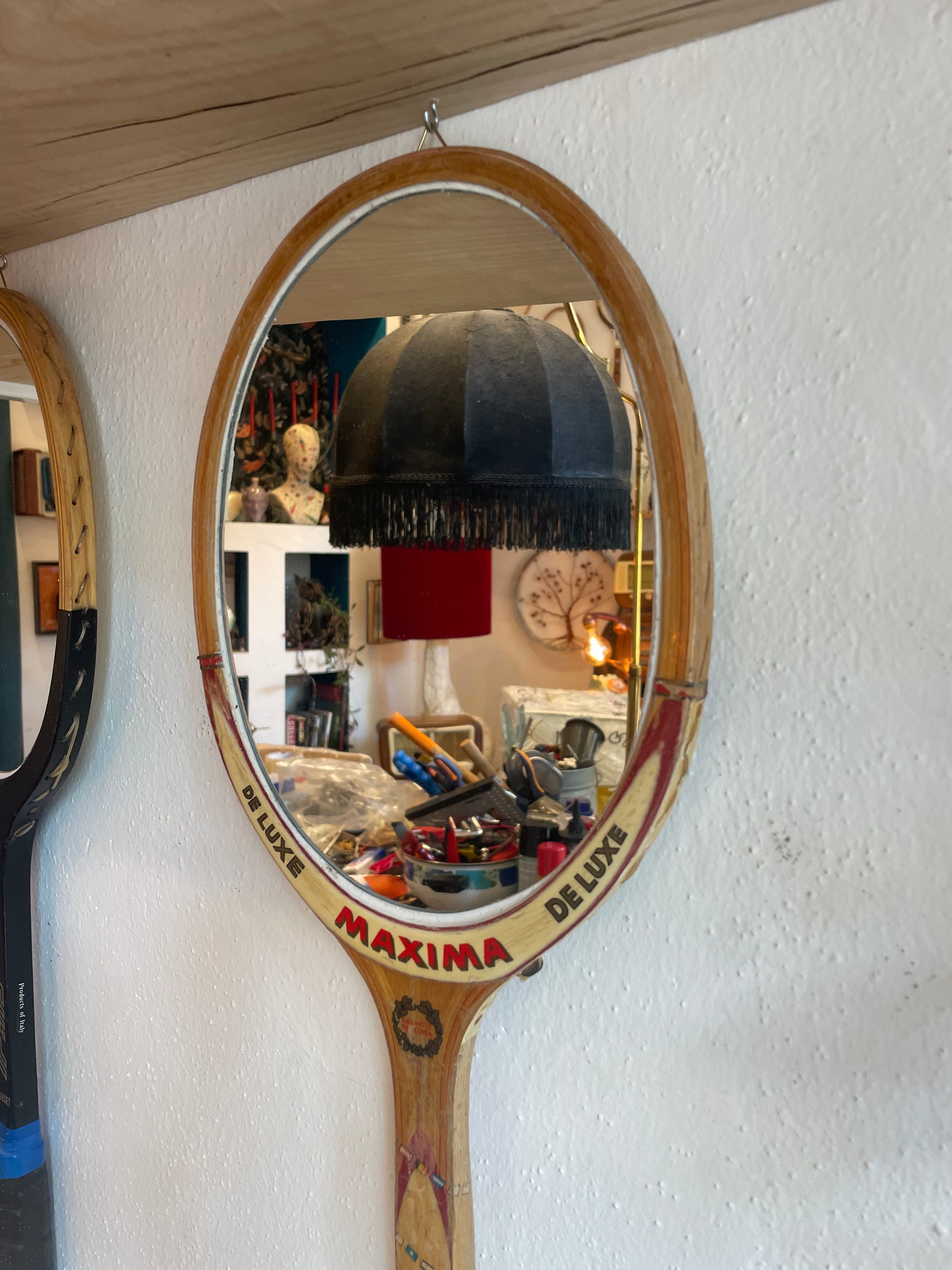 Specchio racchetta tennis Vintage Maxima De Luxe