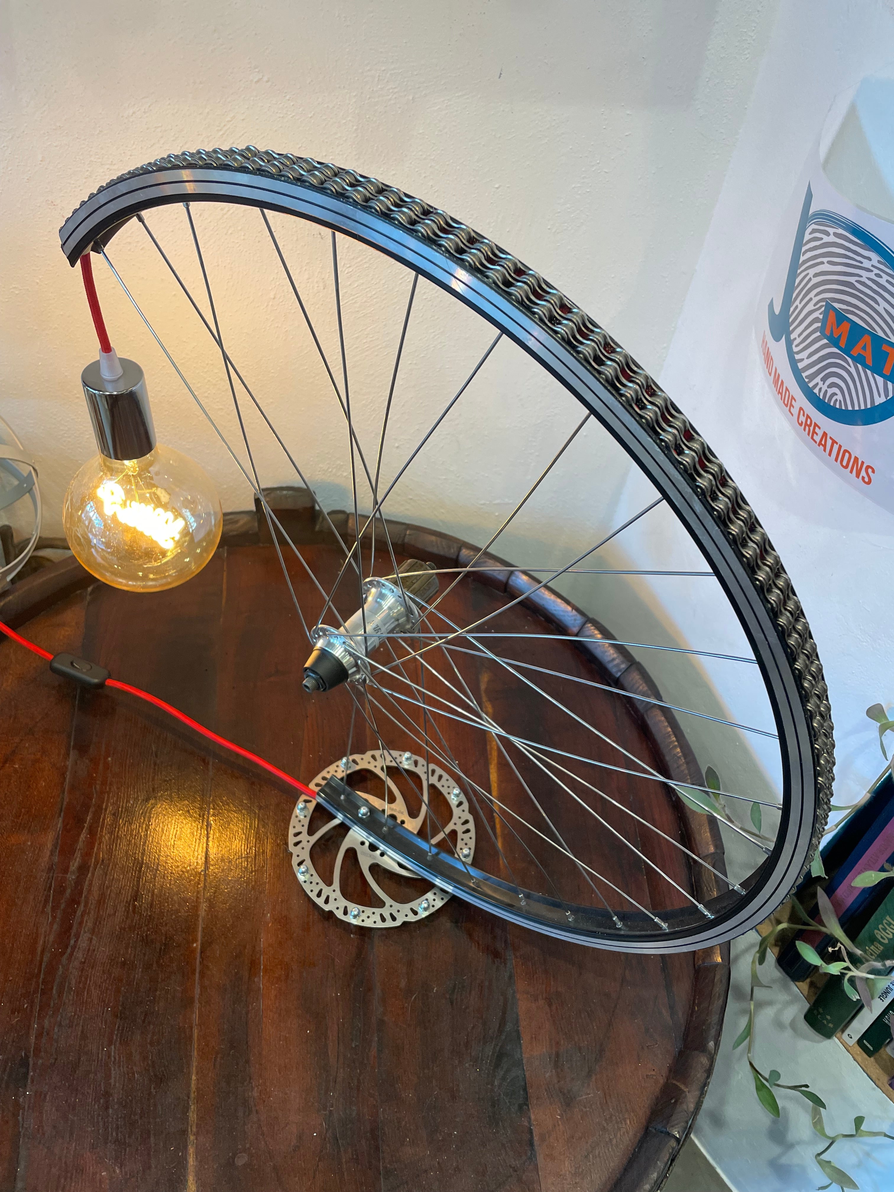 Lampada ruota bicicletta