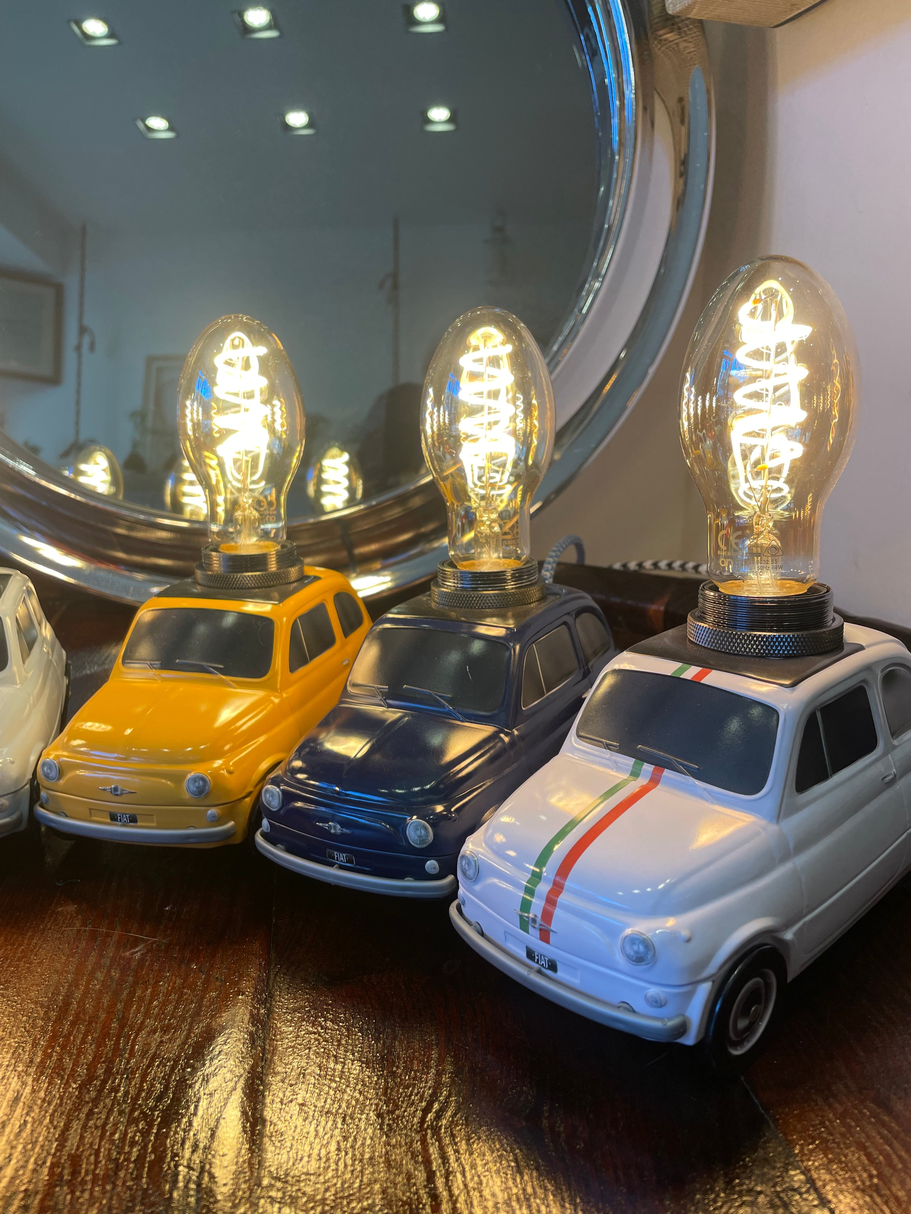 Lampada touch Fiat 500