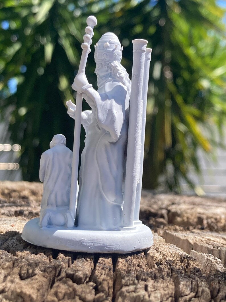 Miniatura Il Papa arcano maggiore tarocchi da dipingere (mini 3D) - Major Arcana The Pope Figurine to Paint (mini 3D)