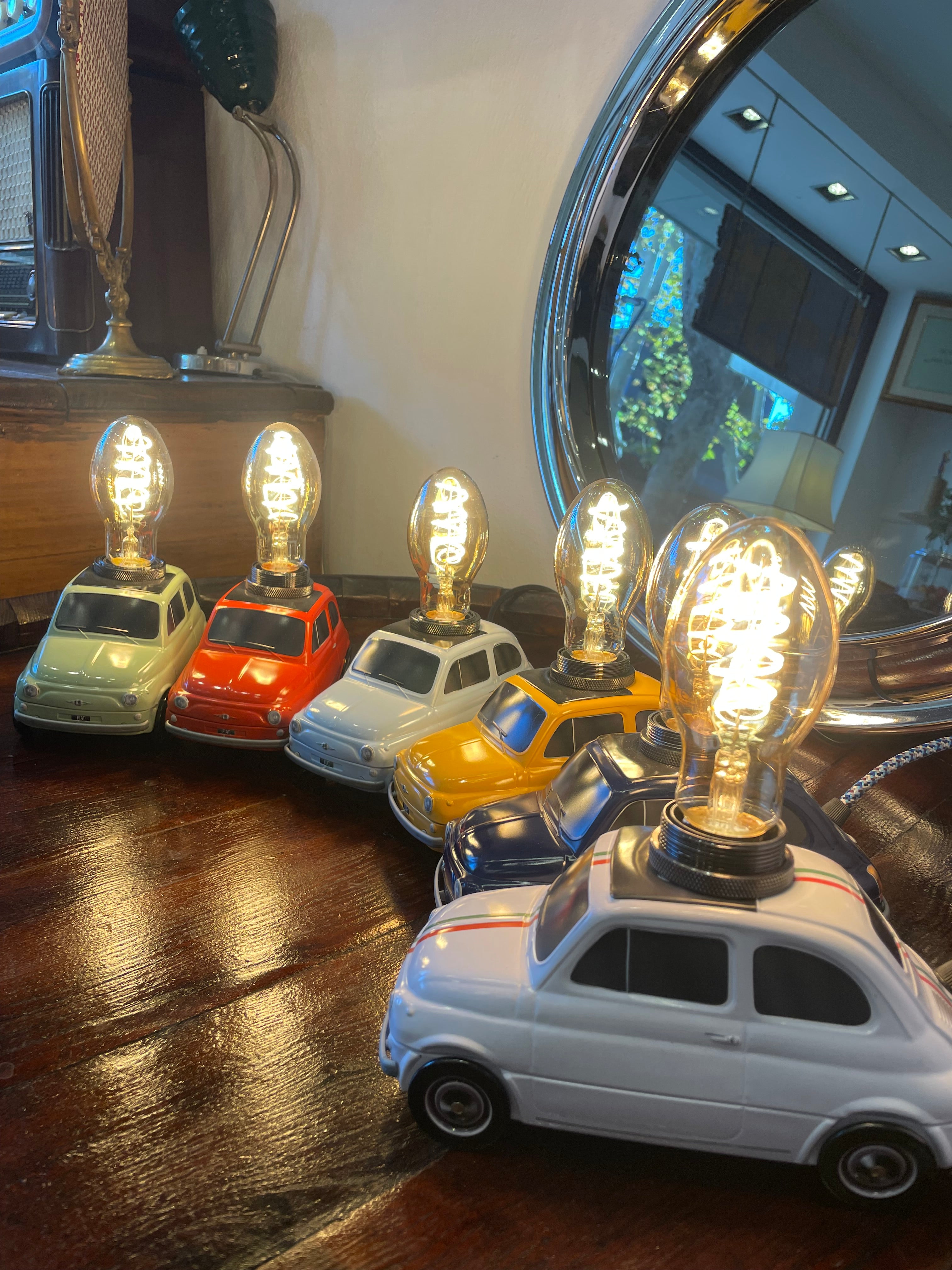 Lampada touch Fiat 500