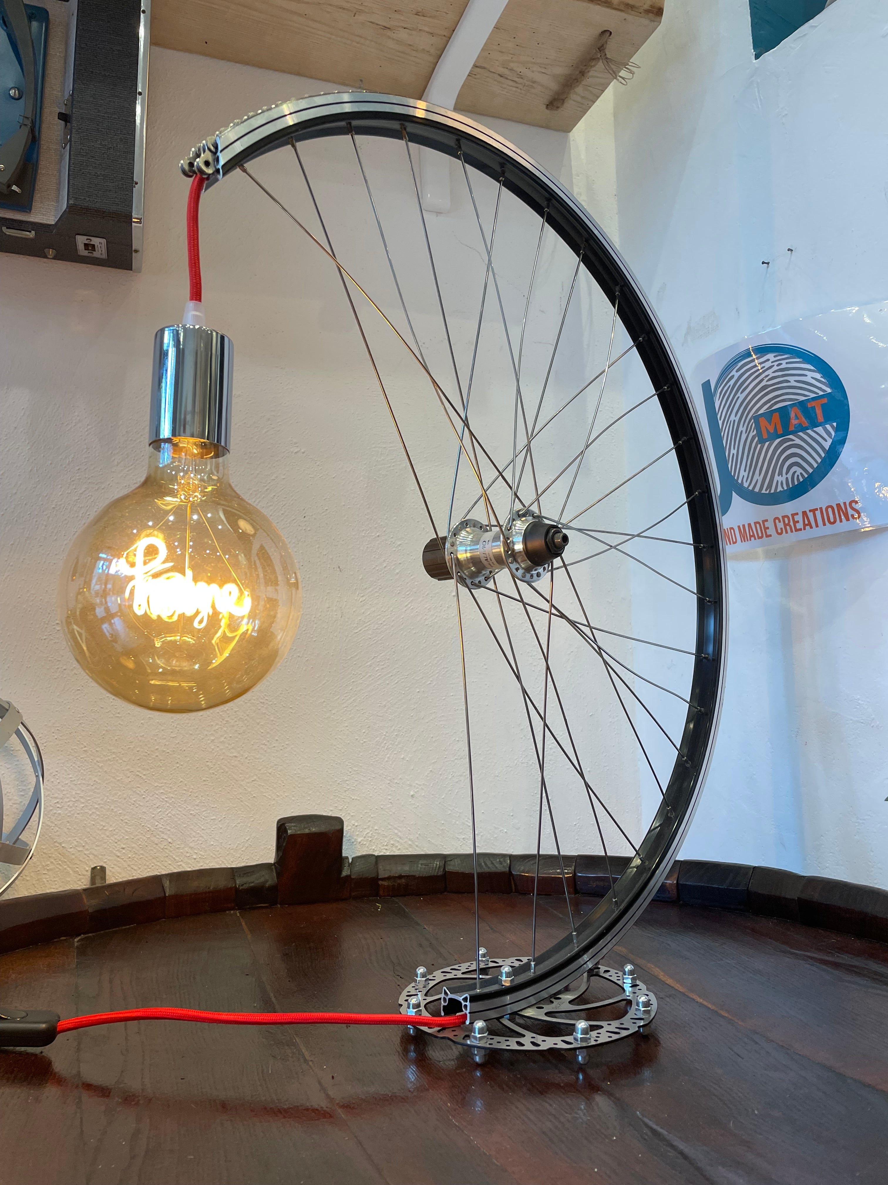 Lampada ruota bicicletta