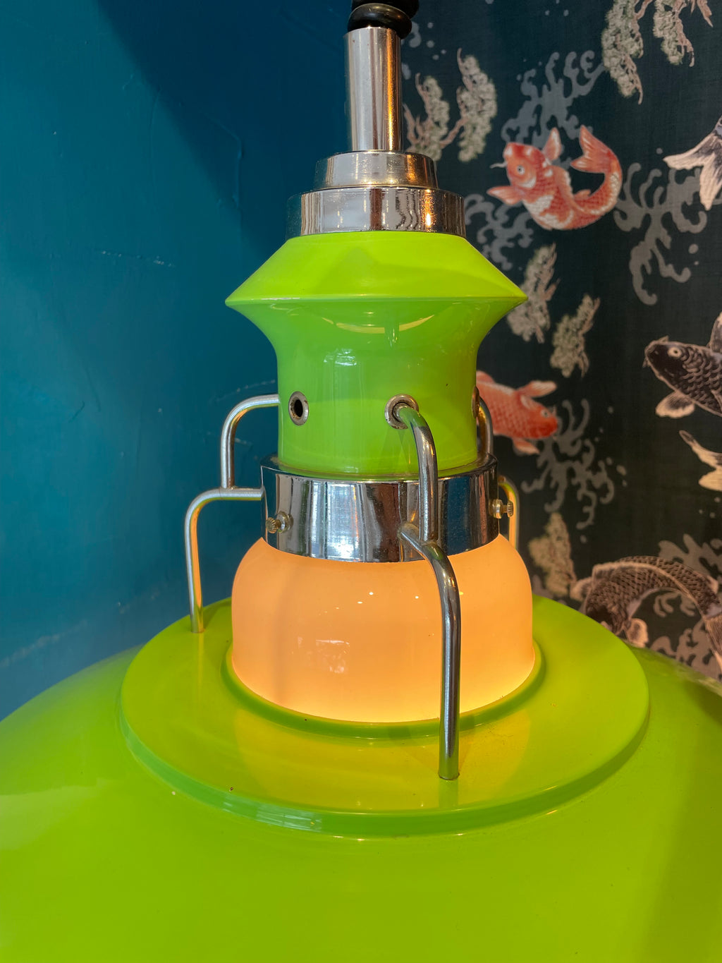 1970s Up and Down Pendant Lamp