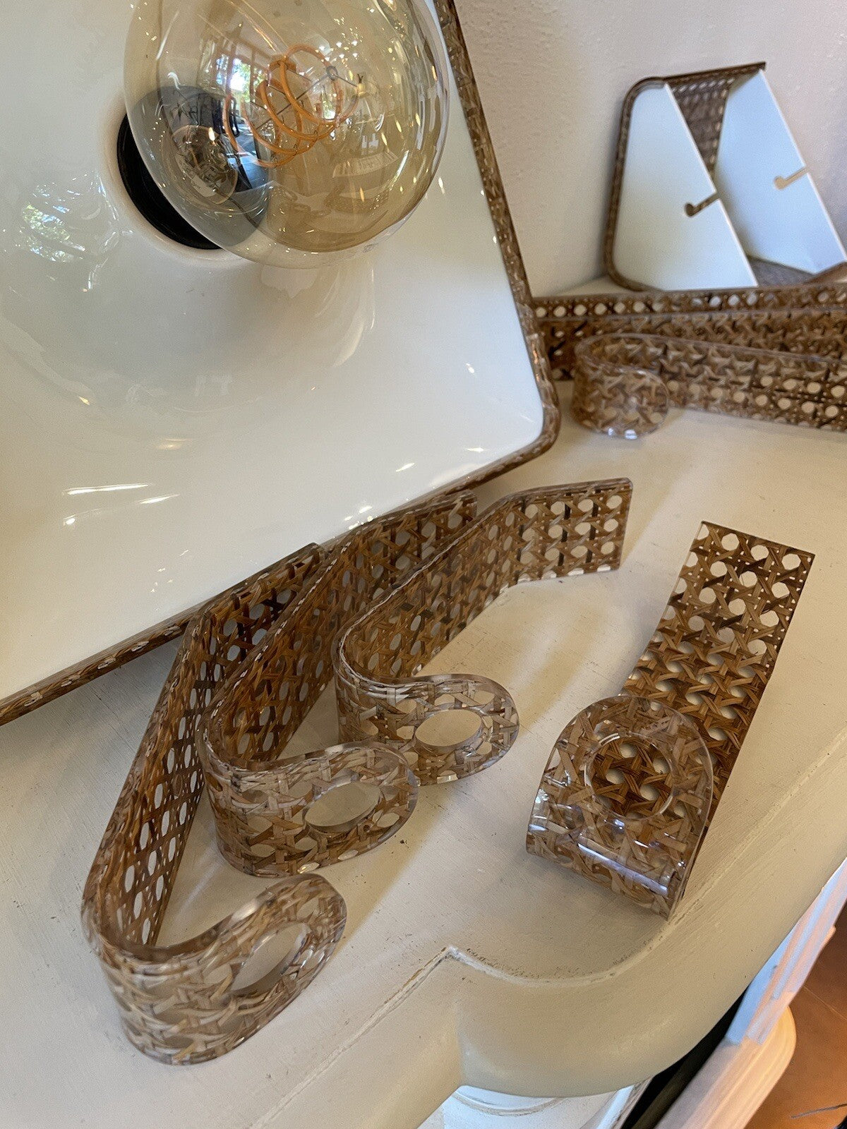 Arredamento completo bagno specchiera anni ‘70