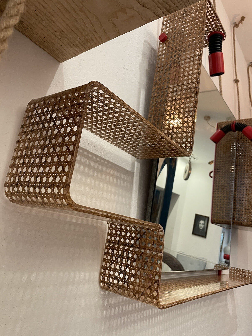 Arredamento completo bagno specchiera anni ‘70