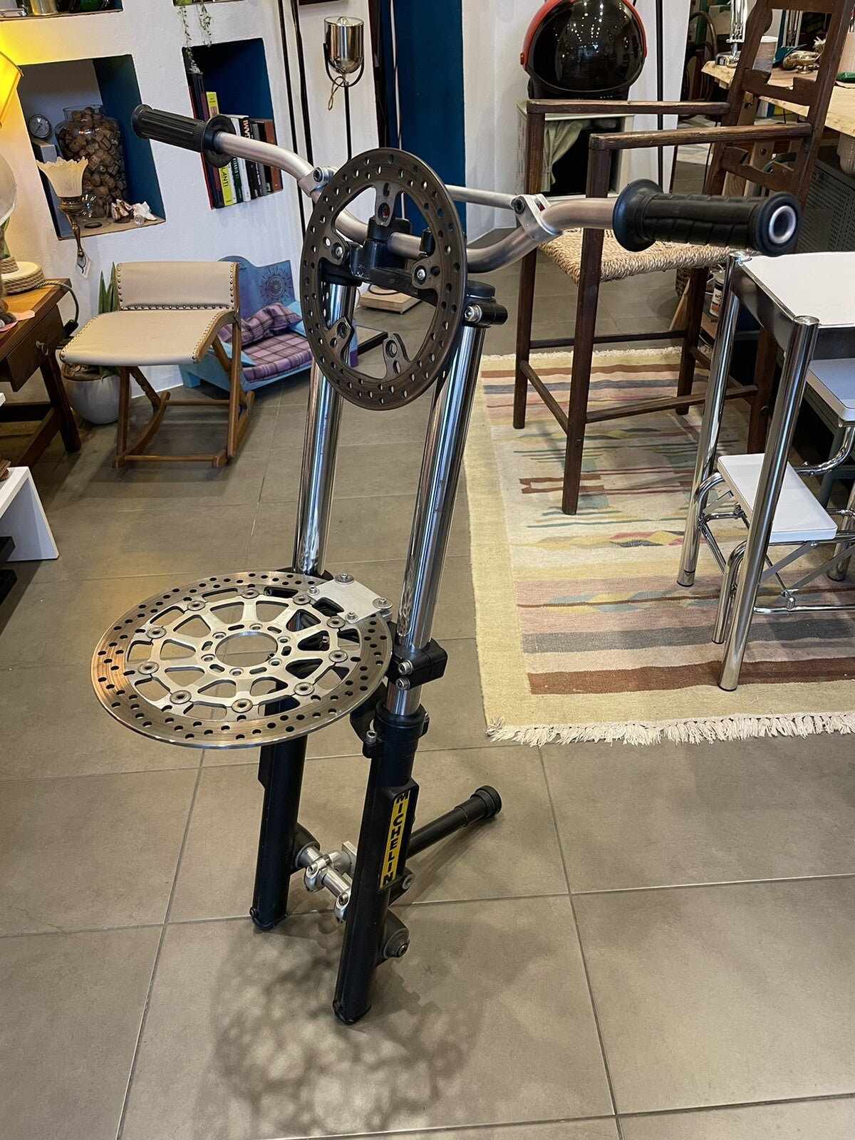 Sgabello Forcella BMW GS 100 Parigi Dakar