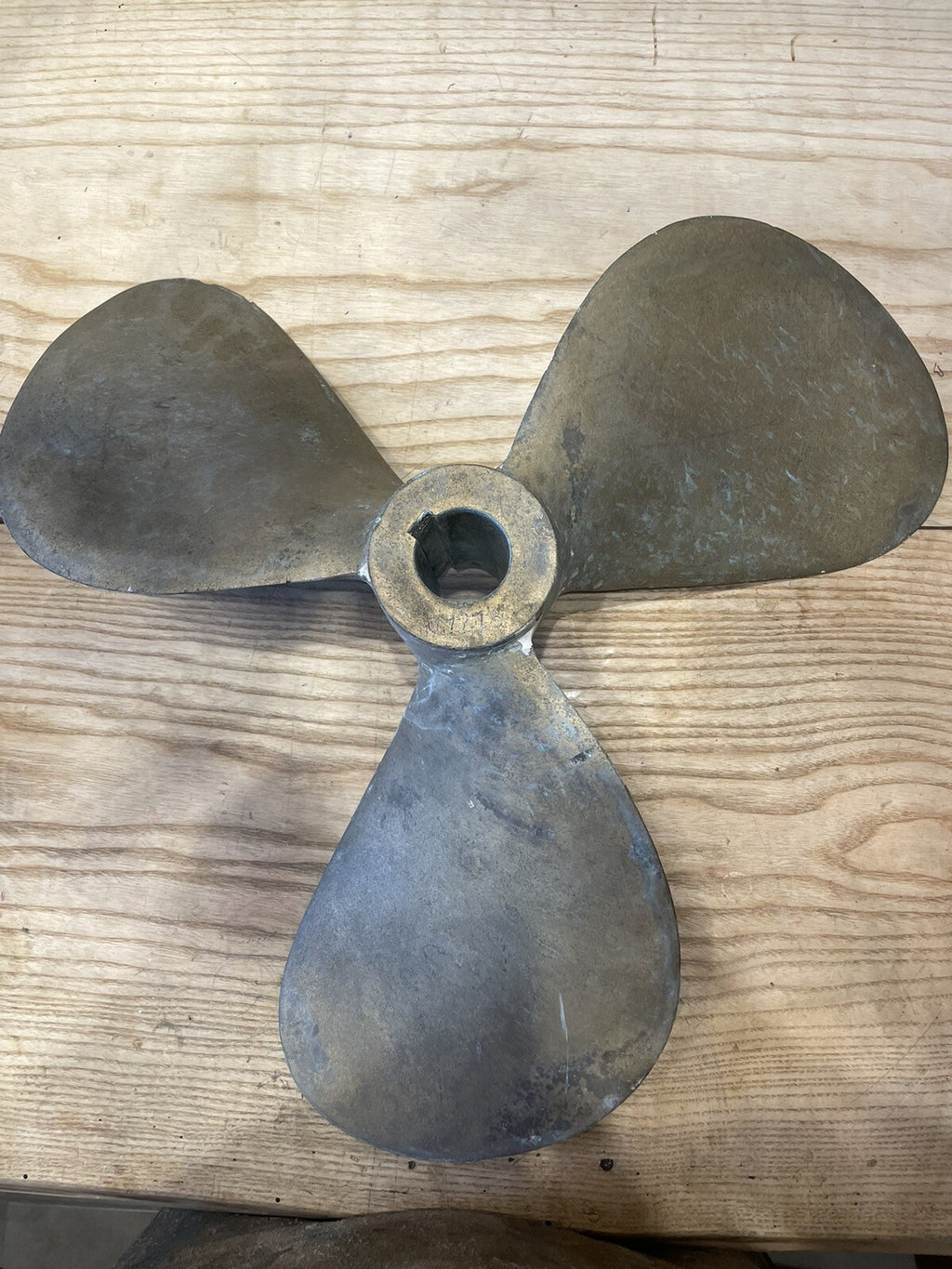 Elica In Ottone 520-500 Barca Nautica Navale Peschereccio