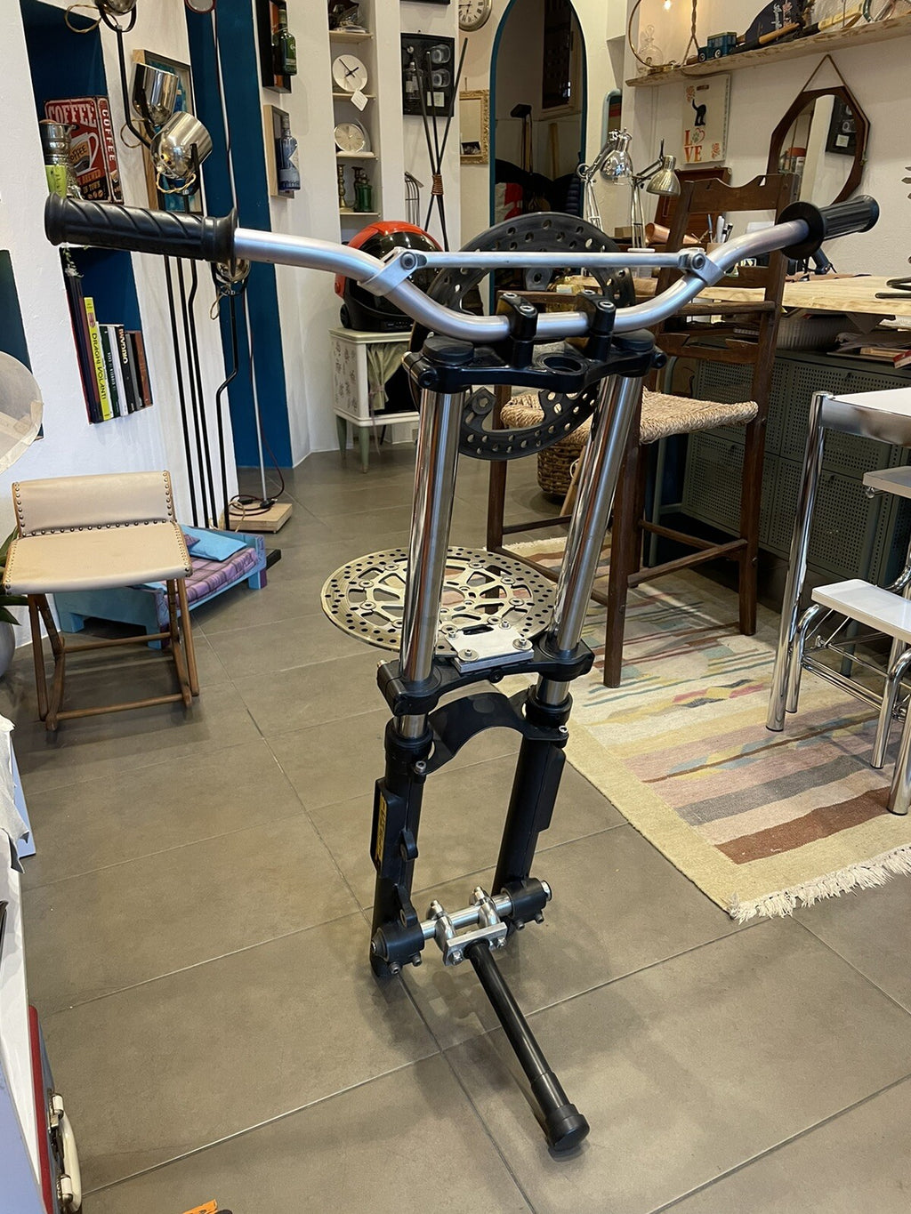 Sgabello Forcella BMW GS 100 Parigi Dakar