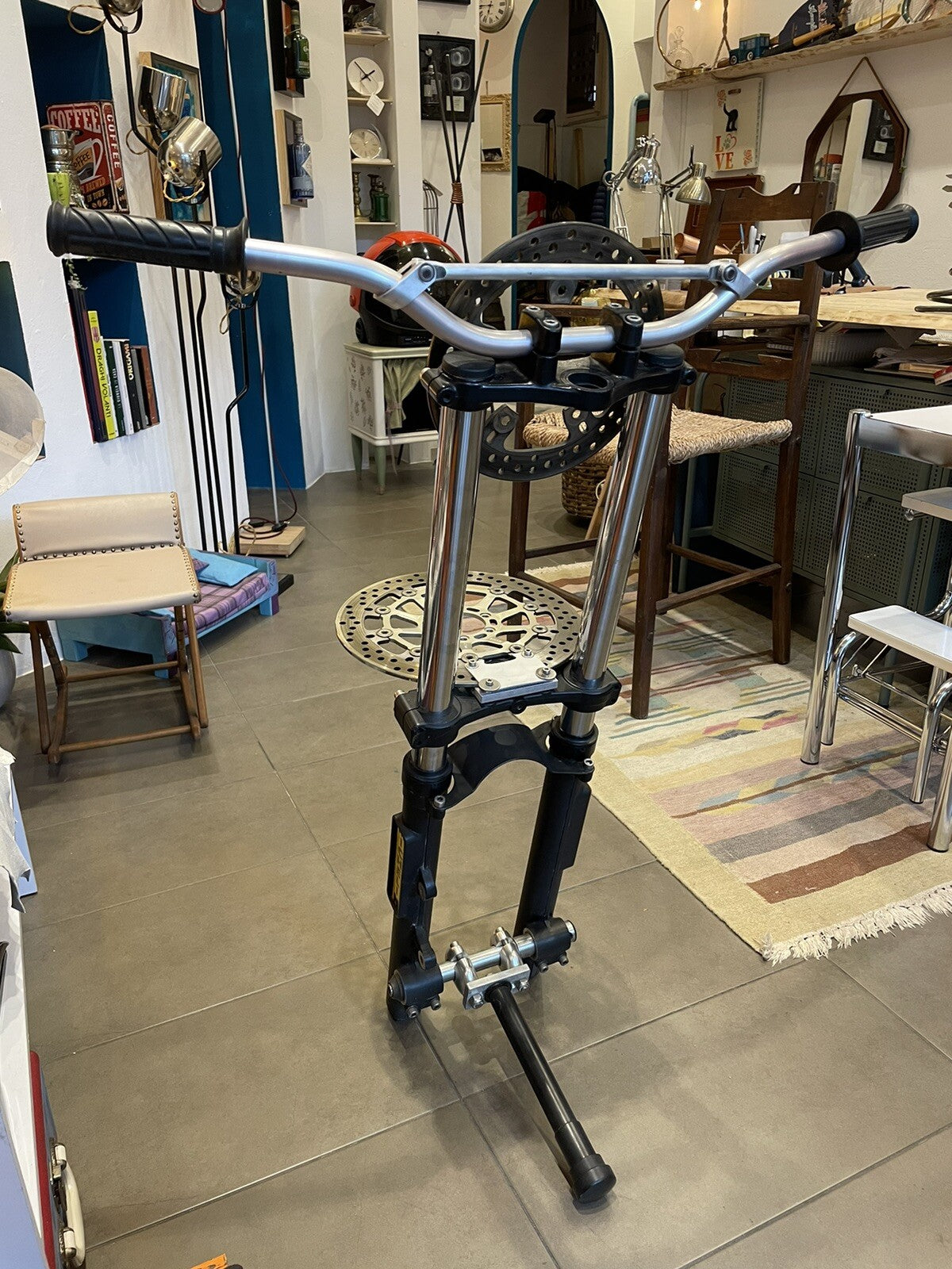 Sgabello Forcella BMW GS 100 Parigi Dakar