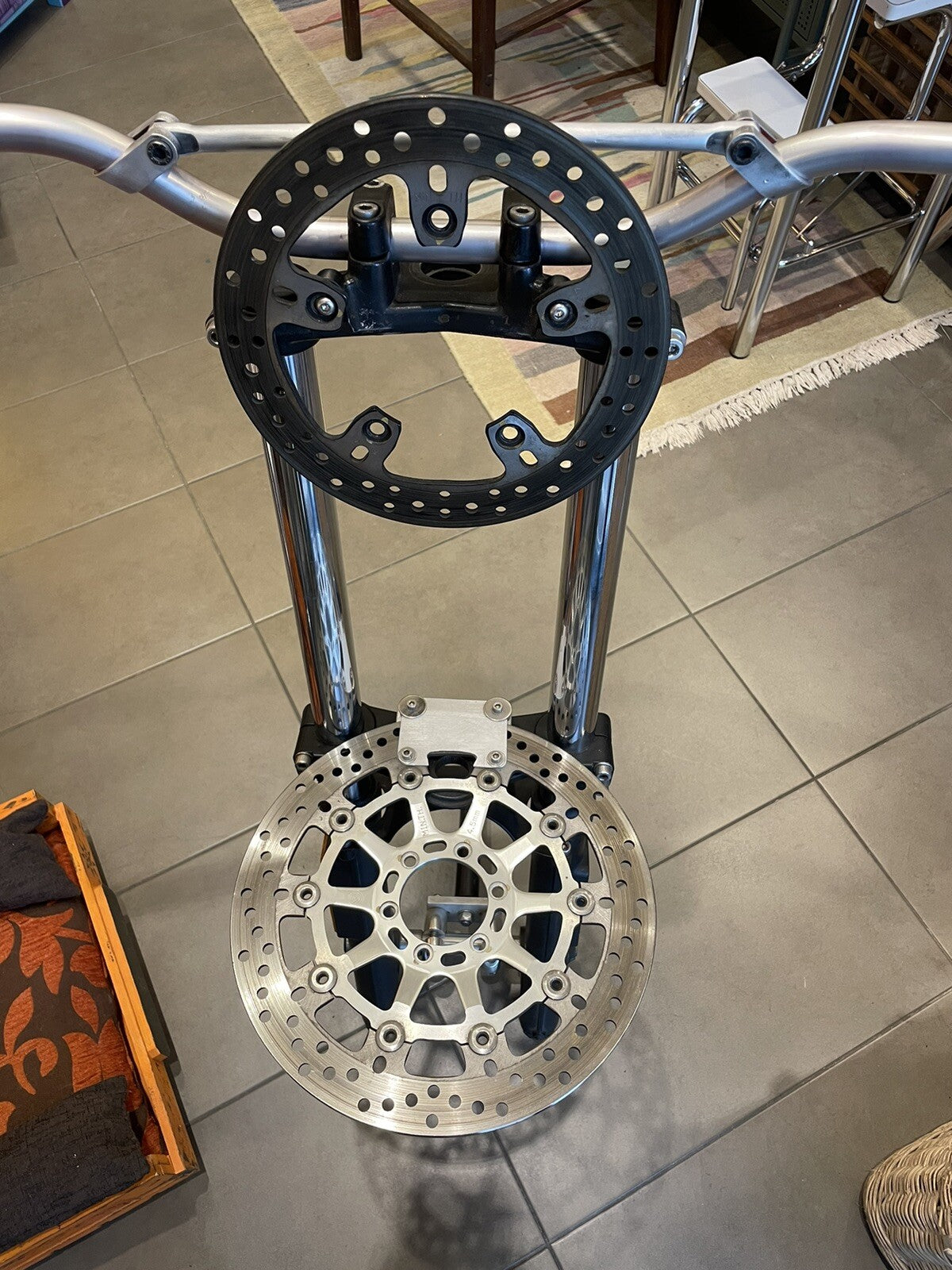 Sgabello Forcella BMW GS 100 Parigi Dakar