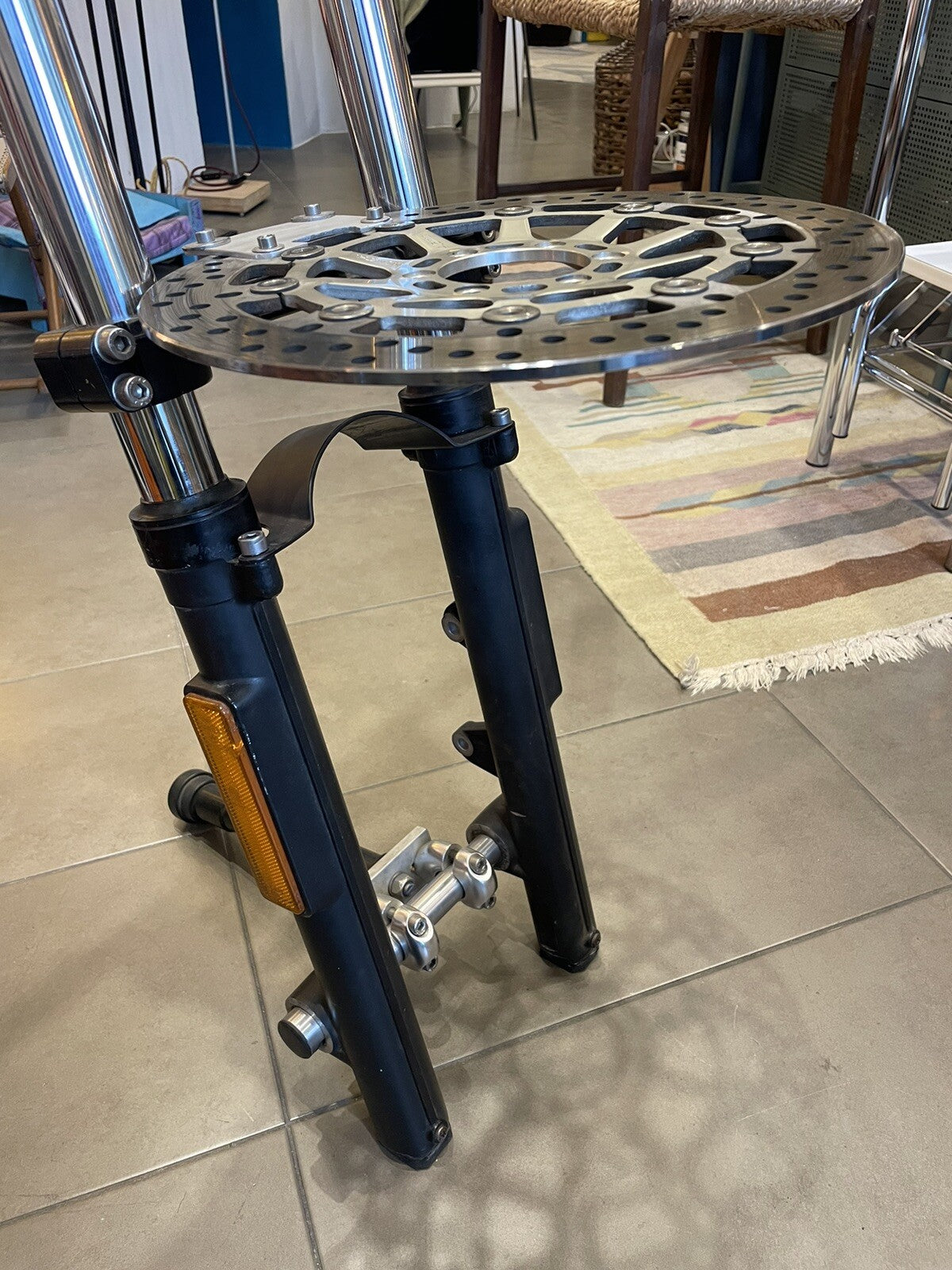 Sgabello Forcella BMW GS 100 Parigi Dakar