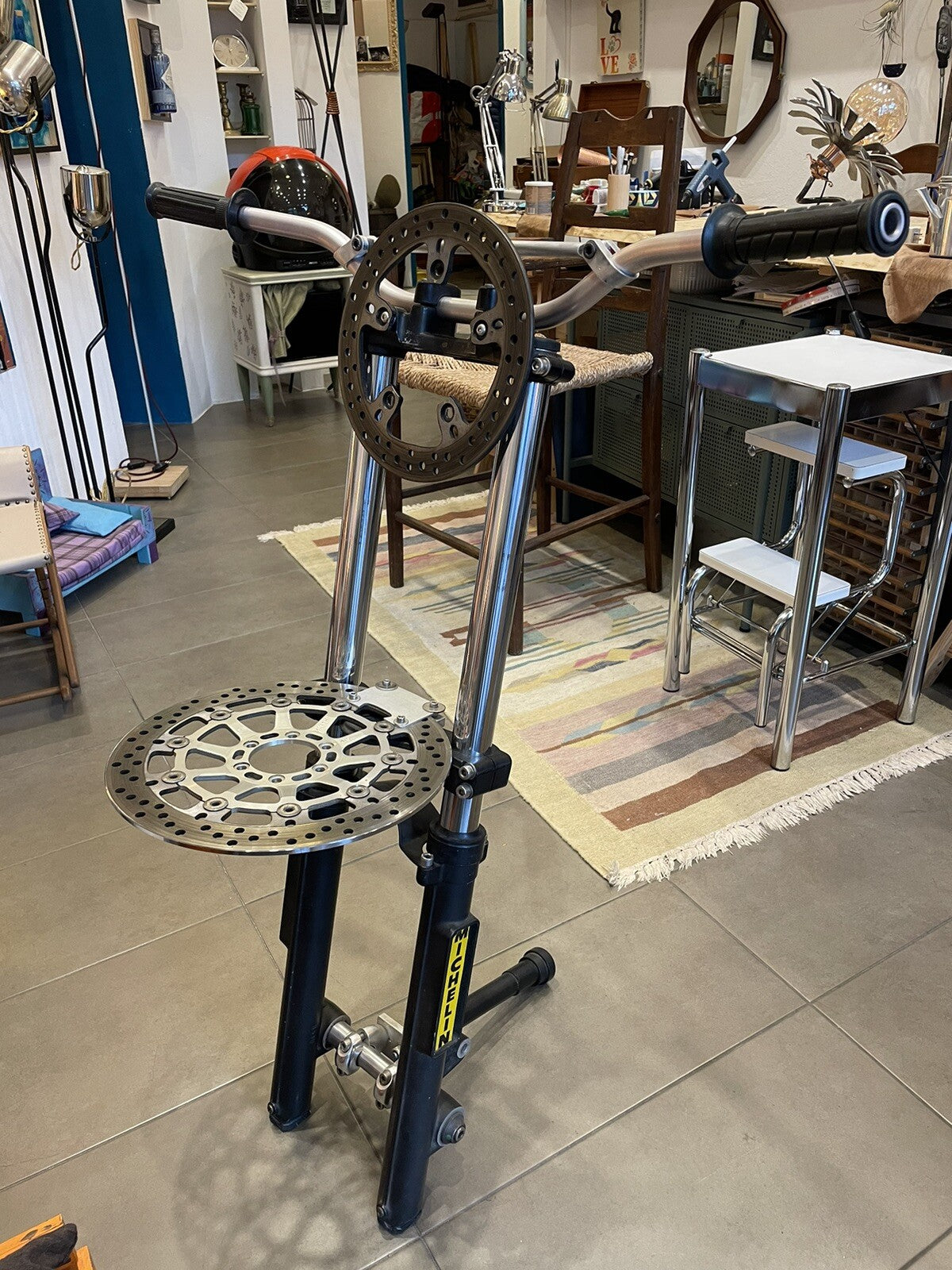 Sgabello Forcella BMW GS 100 Parigi Dakar