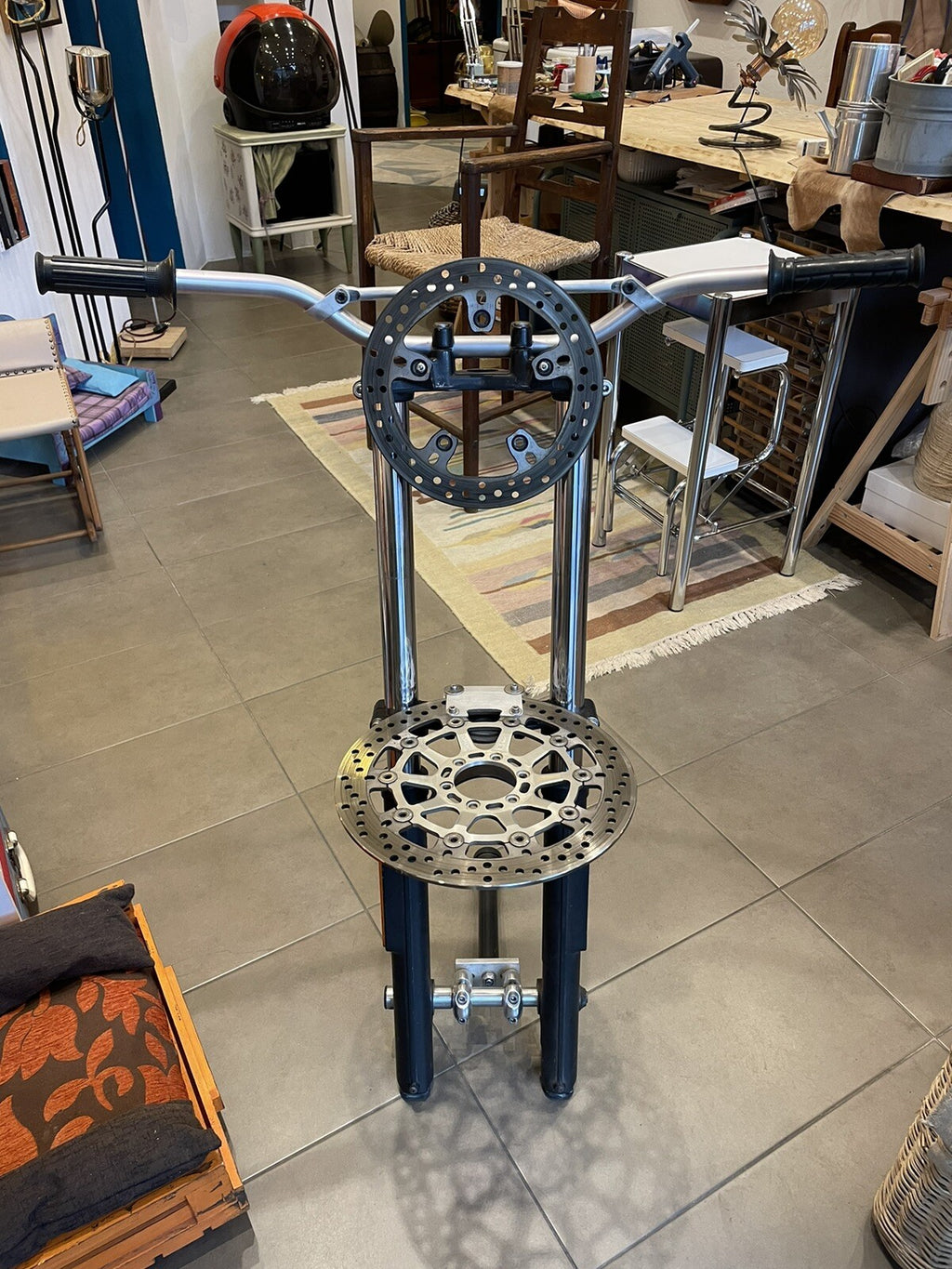 Sgabello Forcella BMW GS 100 Parigi Dakar