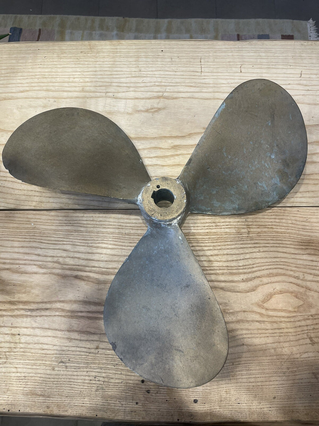 Elica In Ottone 520-500 Barca Nautica Navale Peschereccio