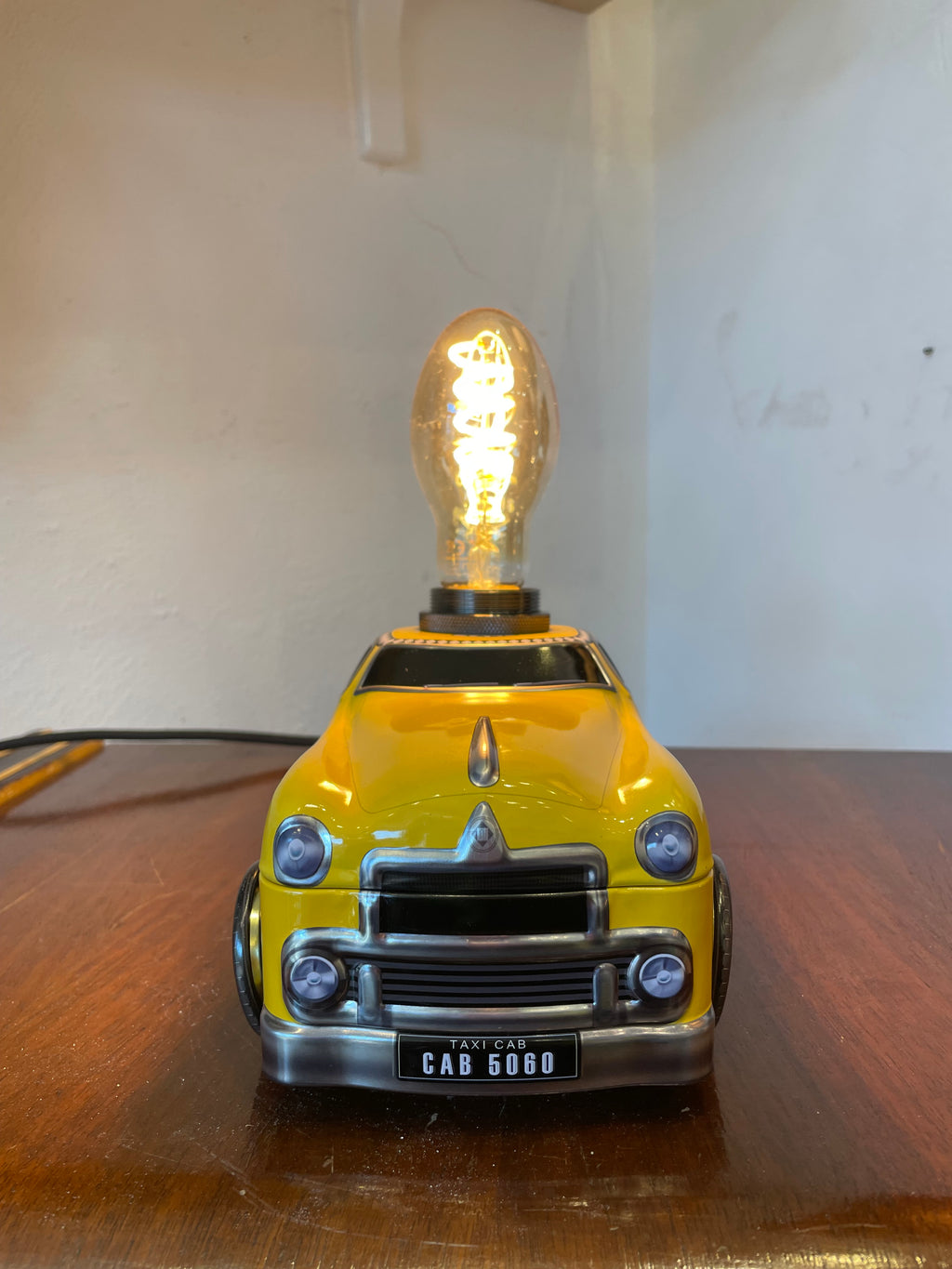 Lampada touch macchinina Taxi giallo