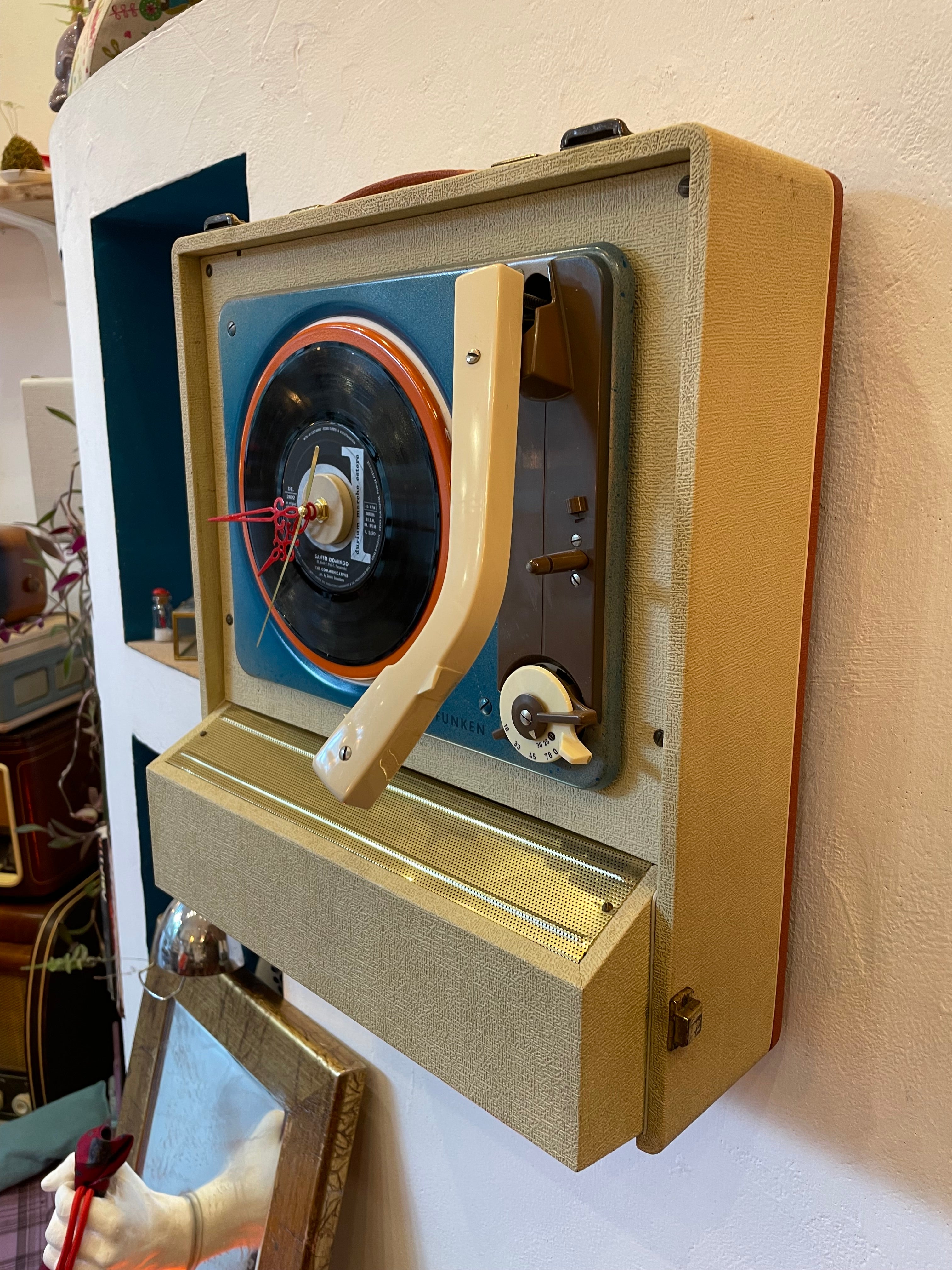Orologio Fonovaligia Anni ‘60 Telefunken - Pezzo Unico