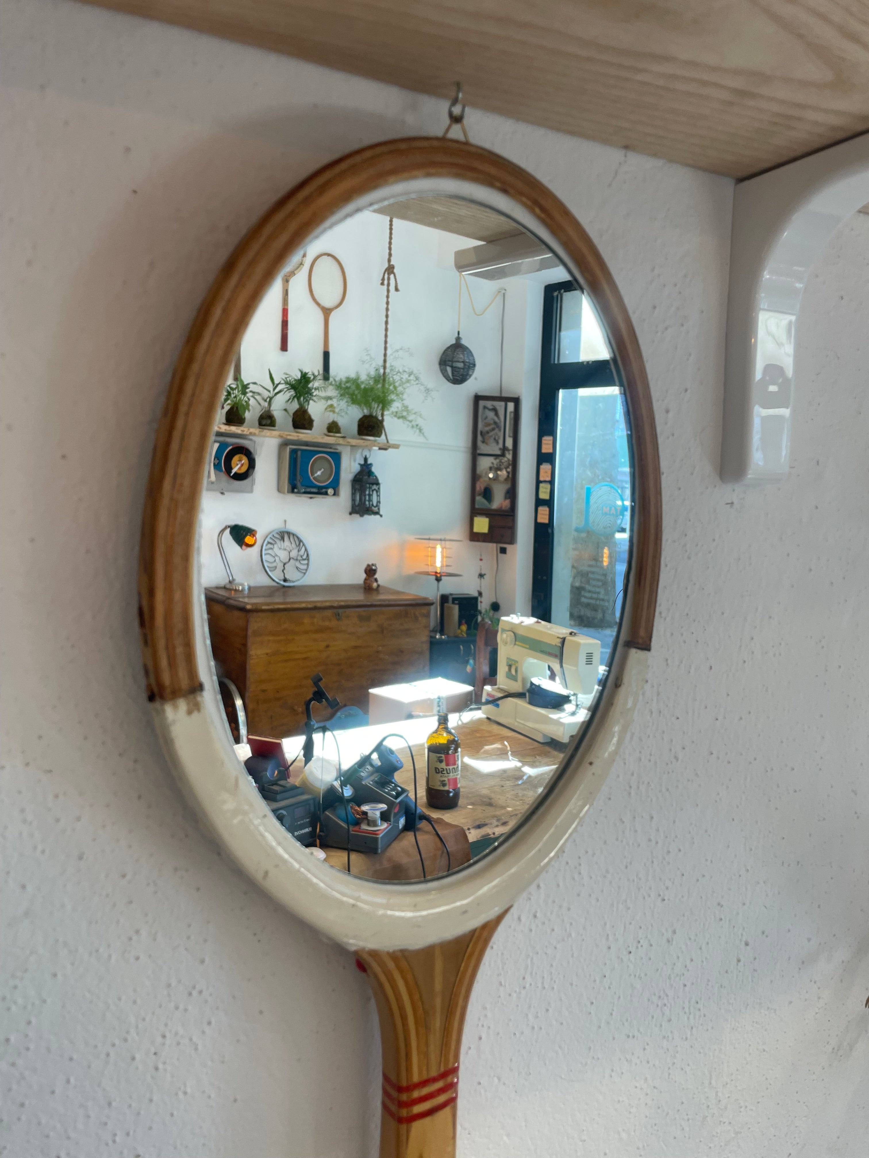 Specchio racchetta tennis Vintage