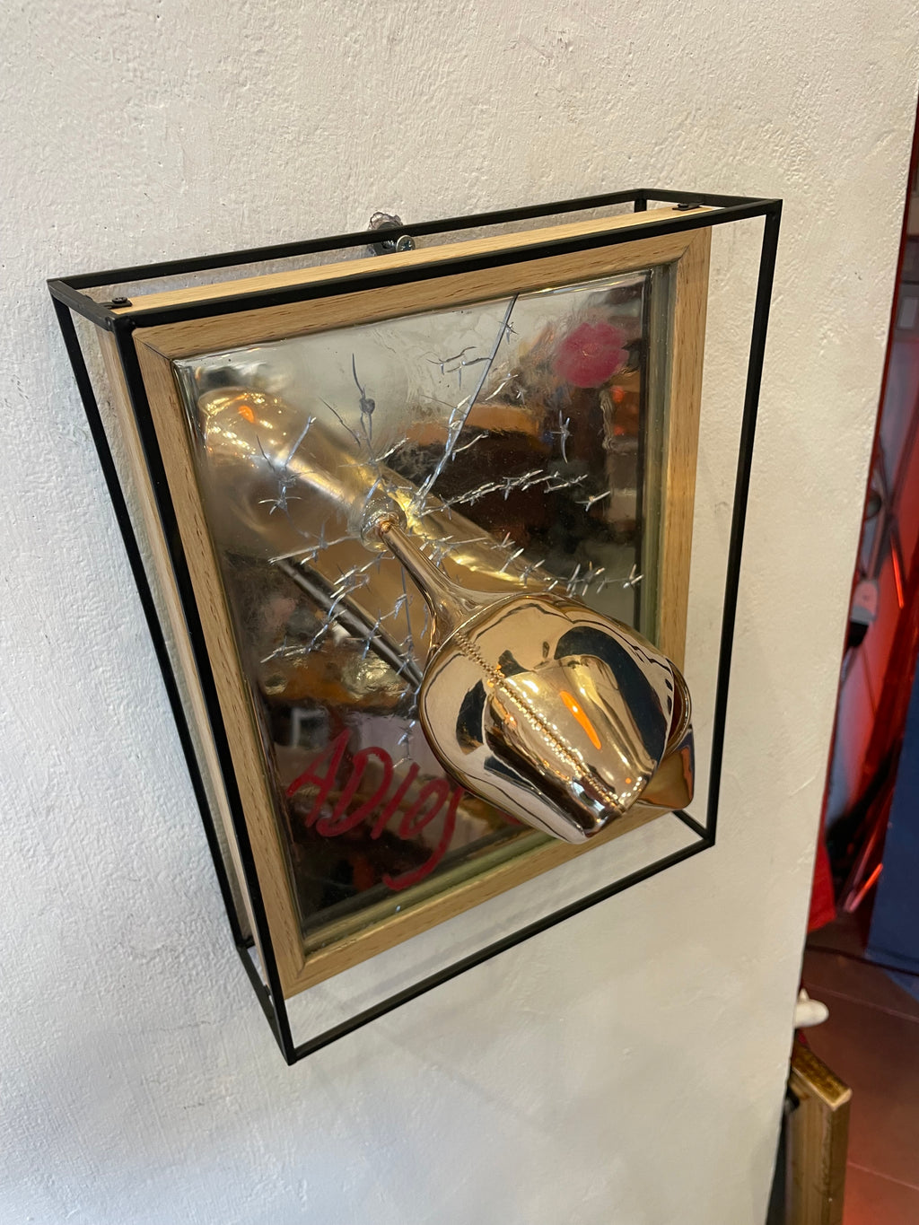 Quadro scultoreo Adios