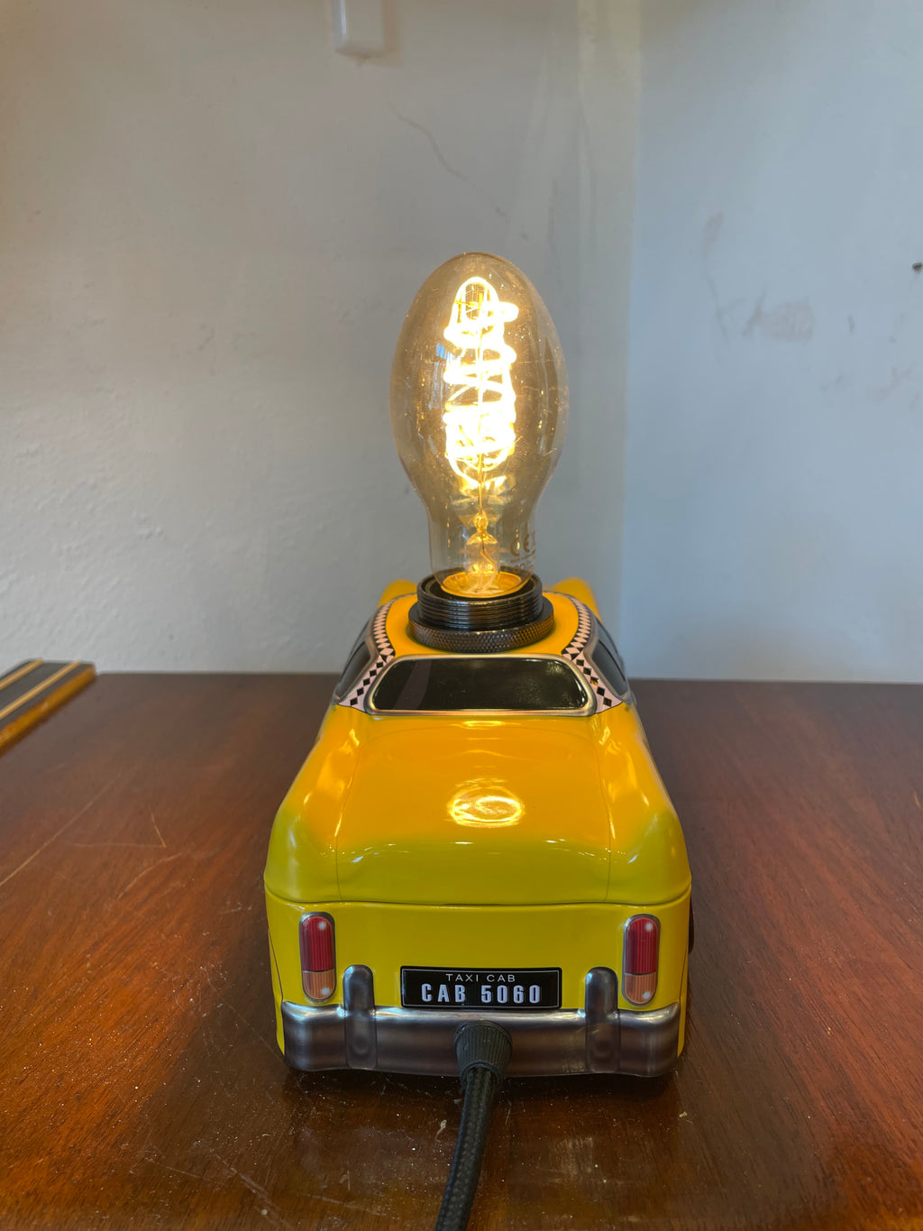 Lampada touch macchinina Taxi giallo