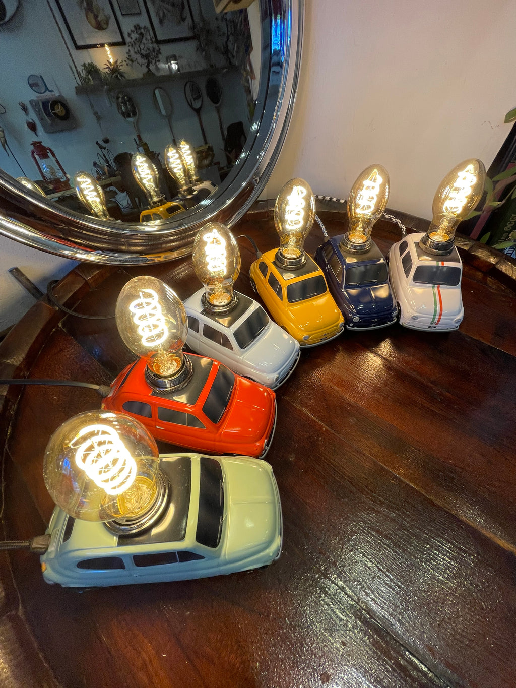 Lampada touch Fiat 500