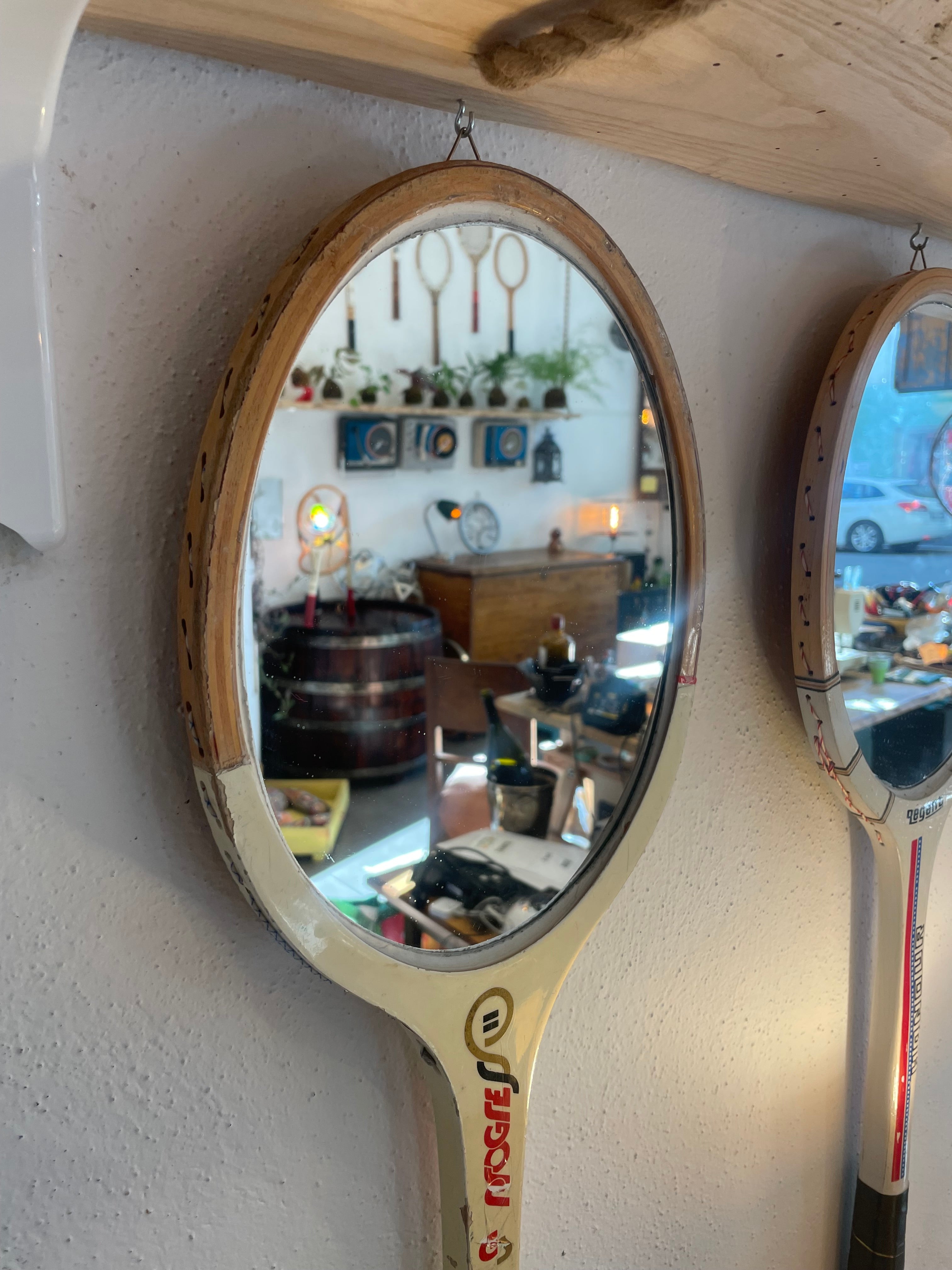 Specchio racchetta tennis Vintage Progress