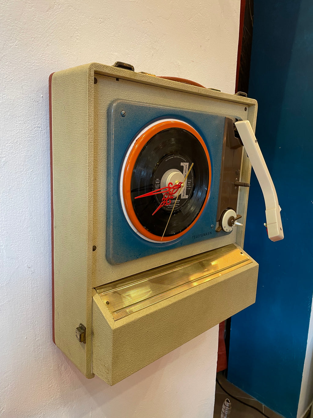 Orologio Fonovaligia Anni ‘60 Telefunken - Pezzo Unico