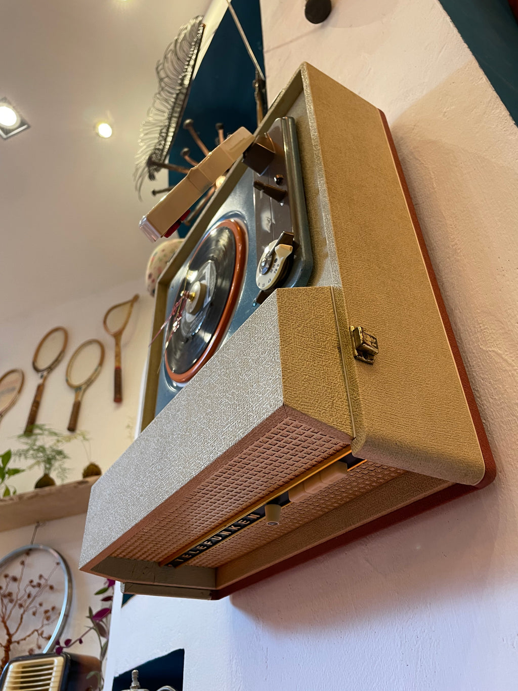 Orologio Fonovaligia Anni ‘60 Telefunken - Pezzo Unico