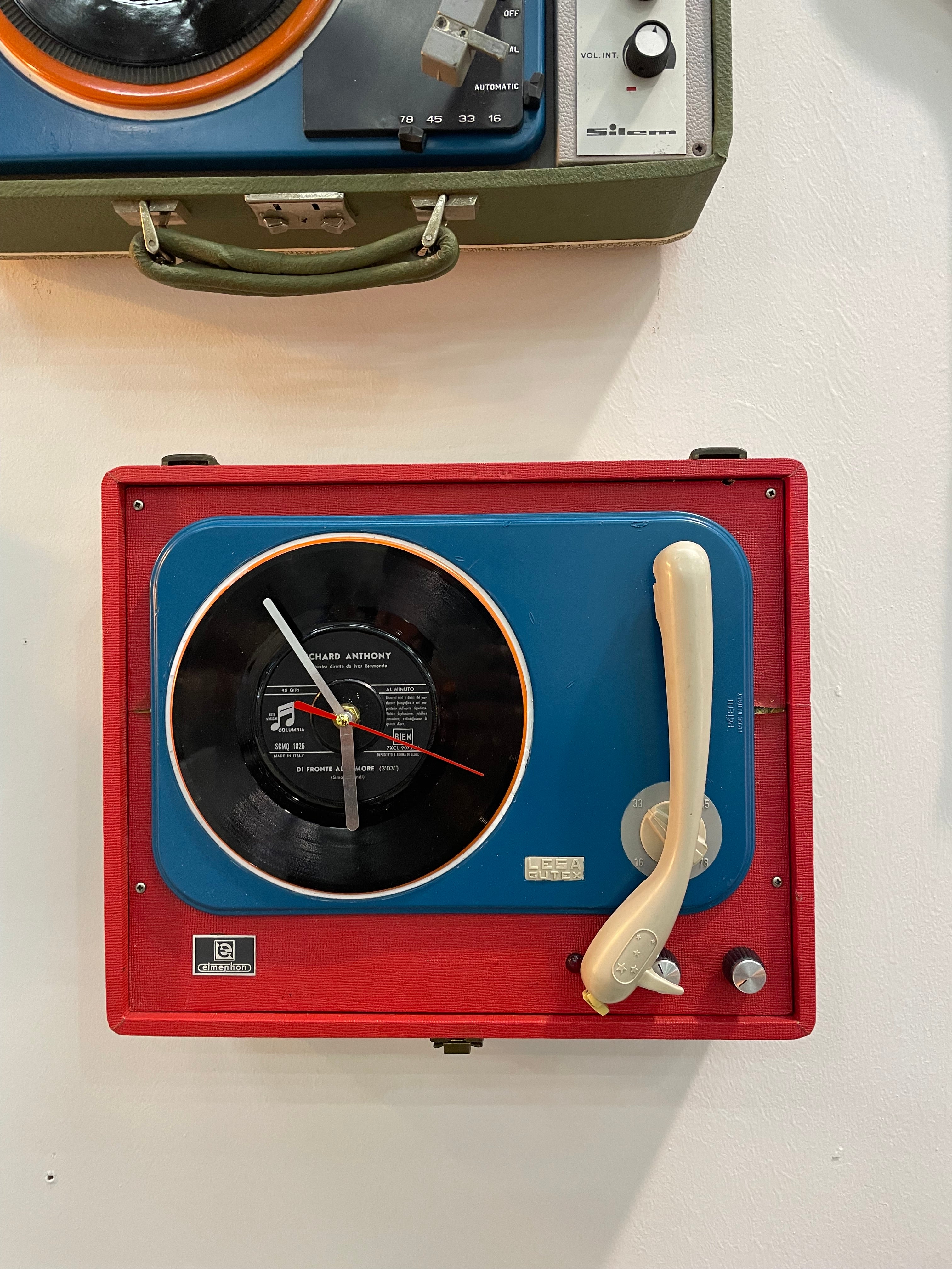 Orologio Fonovaligia Anni ‘60 Lesa Gutex - Pezzo Unico