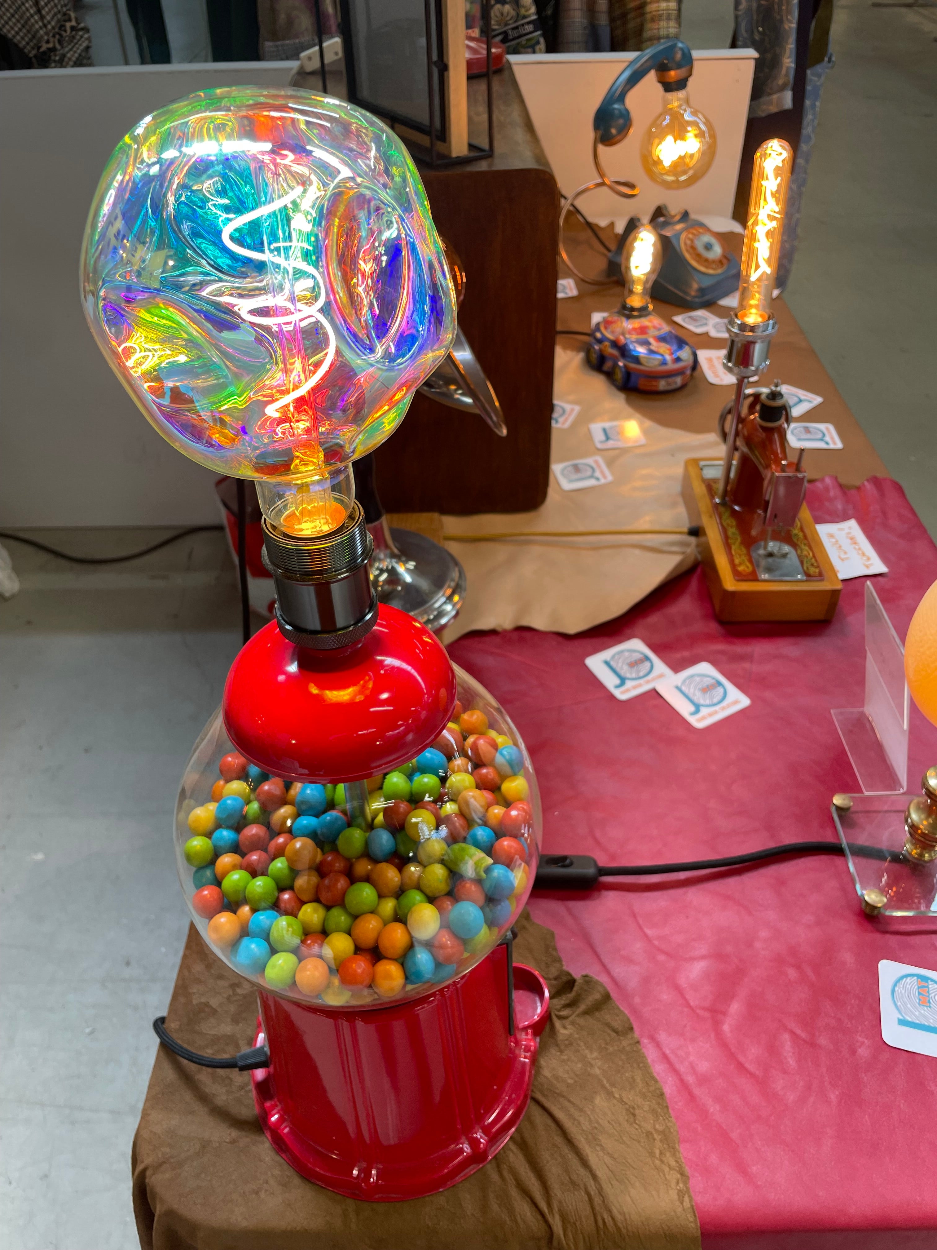 Lampada touch Gumball Machine