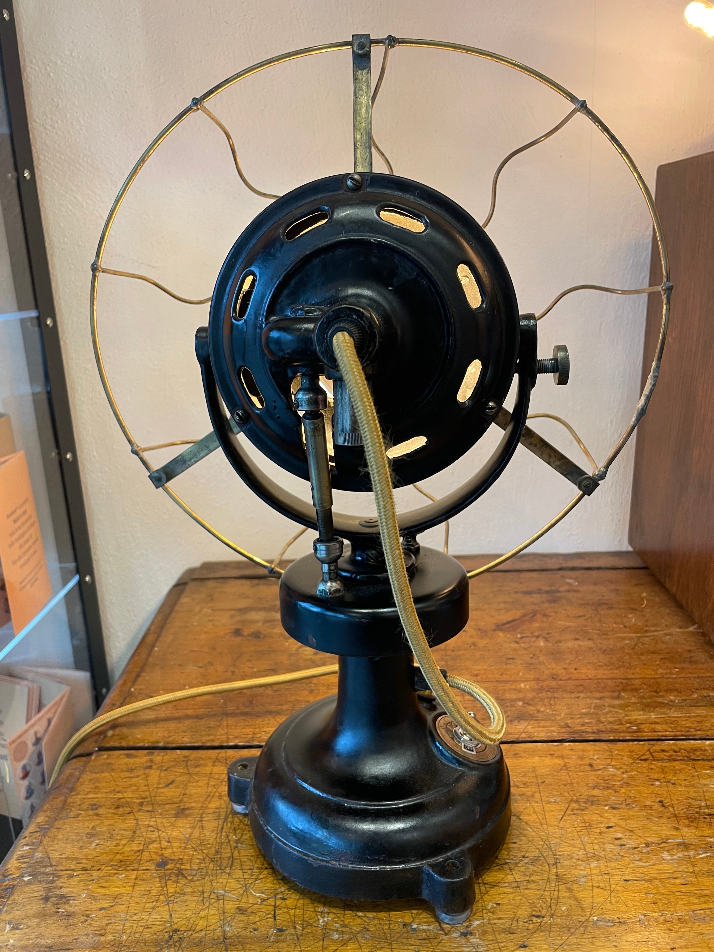 Lampada ventilatore vintage industriale anno 30’