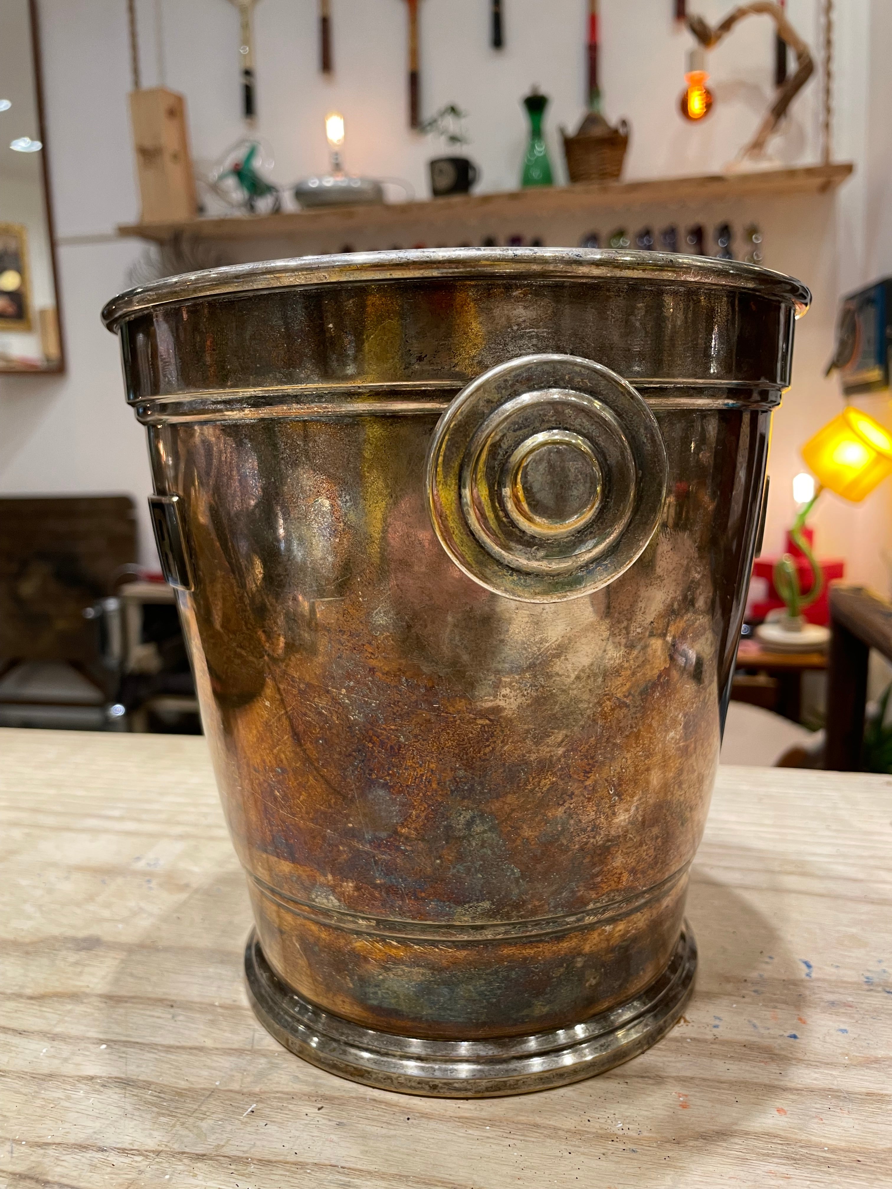 Glacette Piper Anni ‘50 Placcato Argento Made In Italy