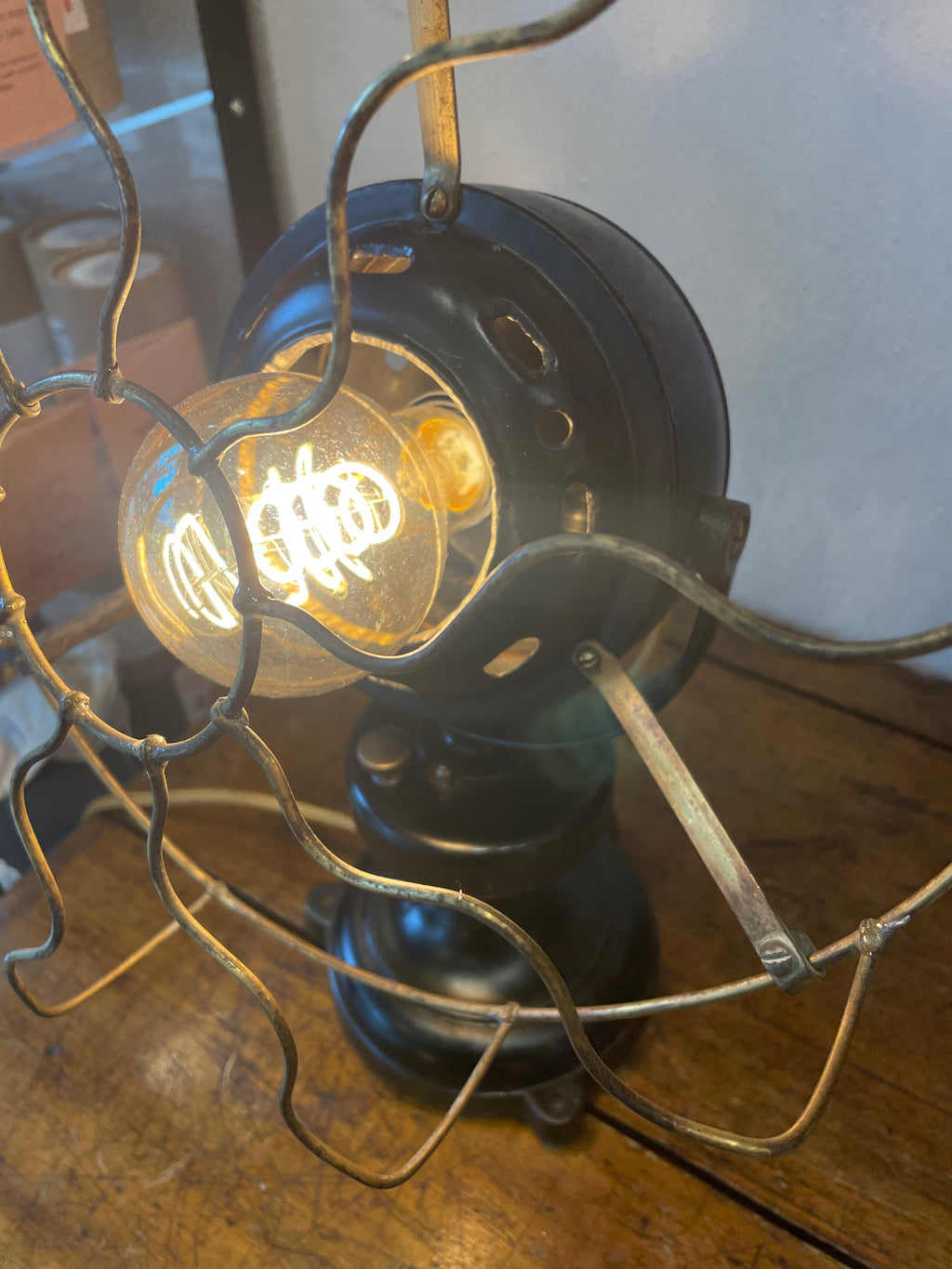 Lampada ventilatore vintage industriale anno 30’